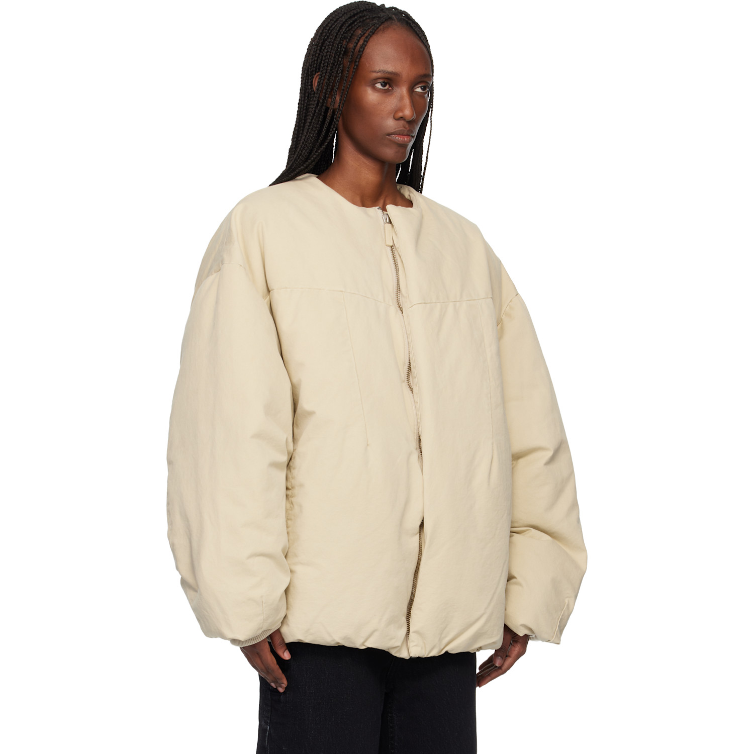  Entire Studios Off-white Pod Puffer Down Jacket 