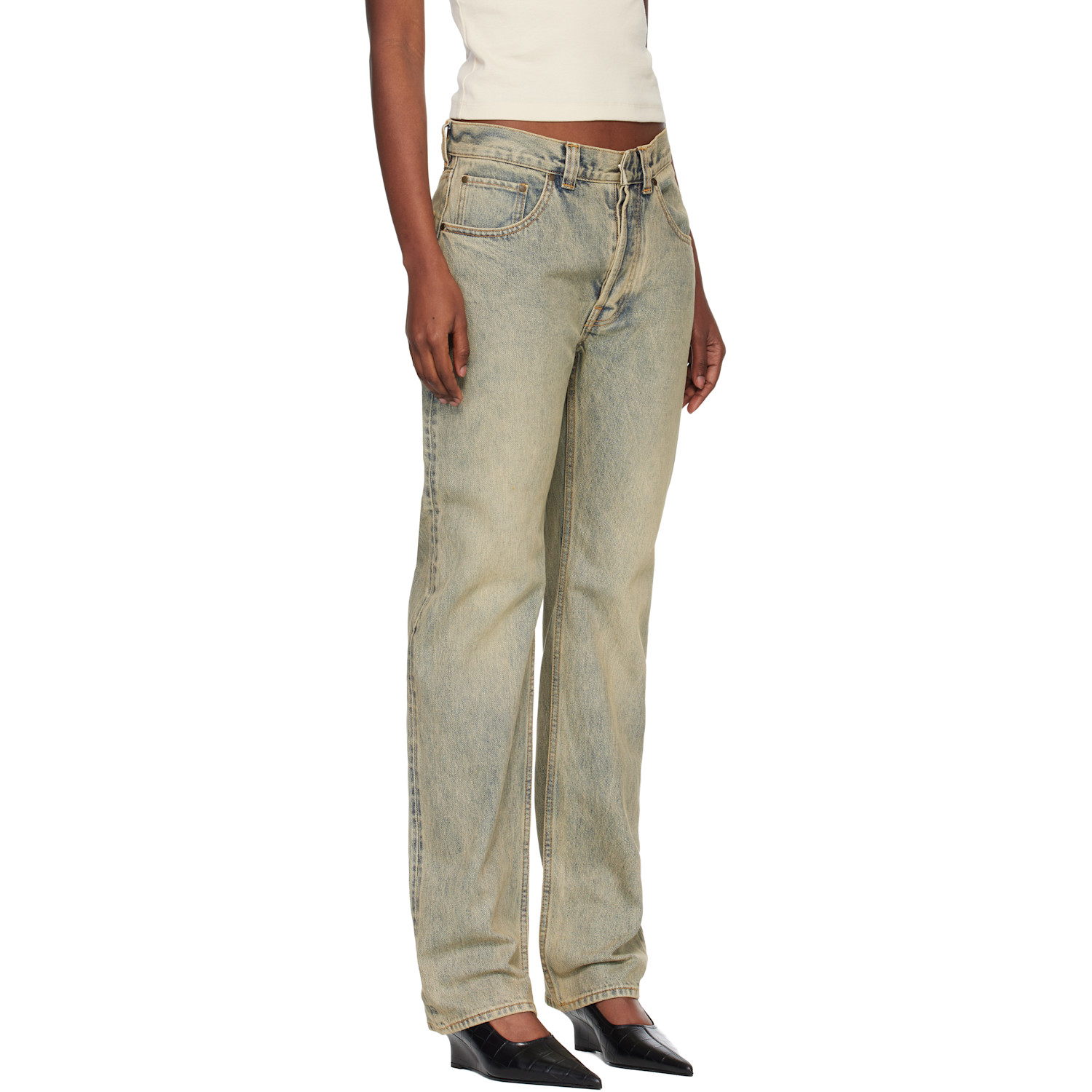  Entire Studios Blue Slem Jeans 