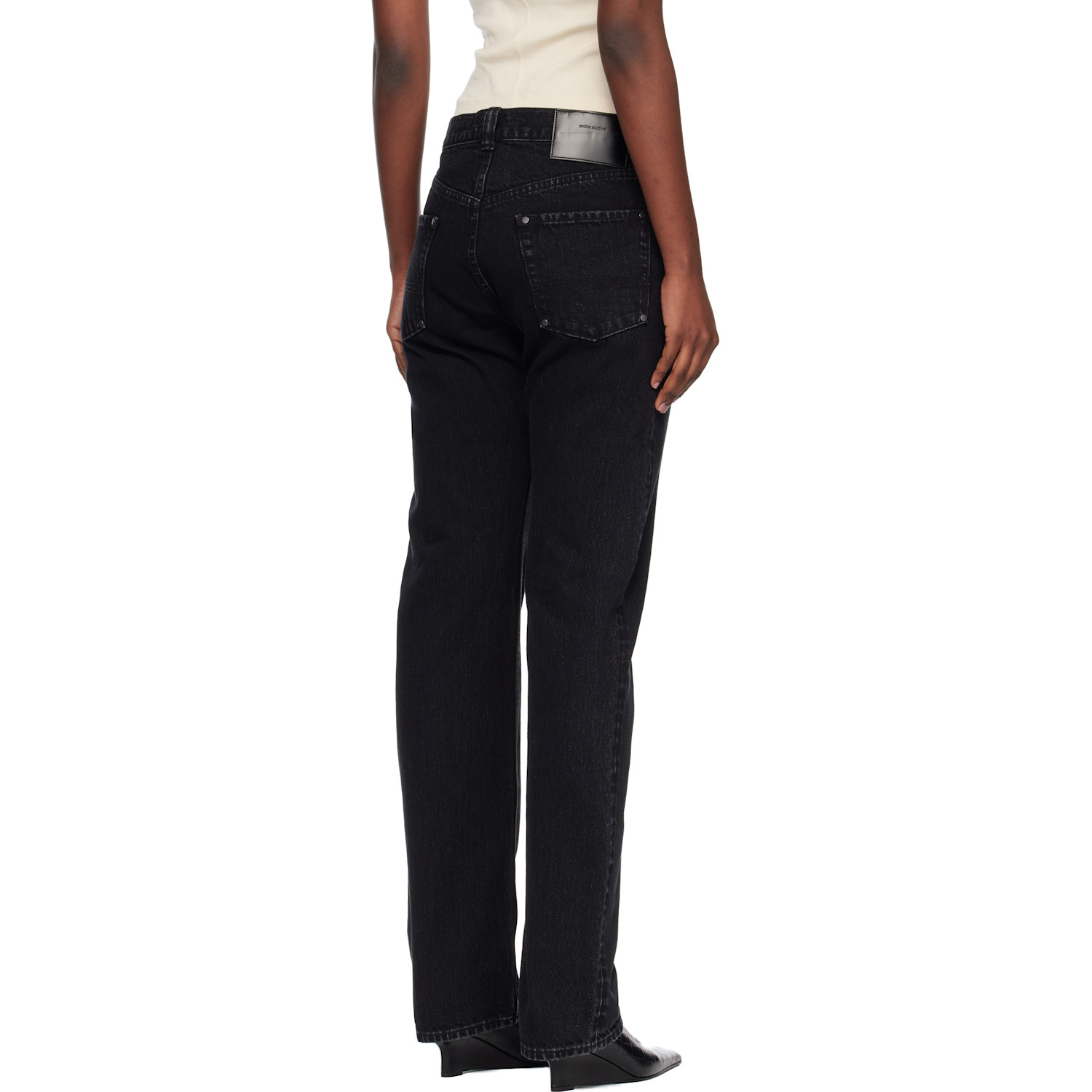  Entire Studios Black Slem Jeans 