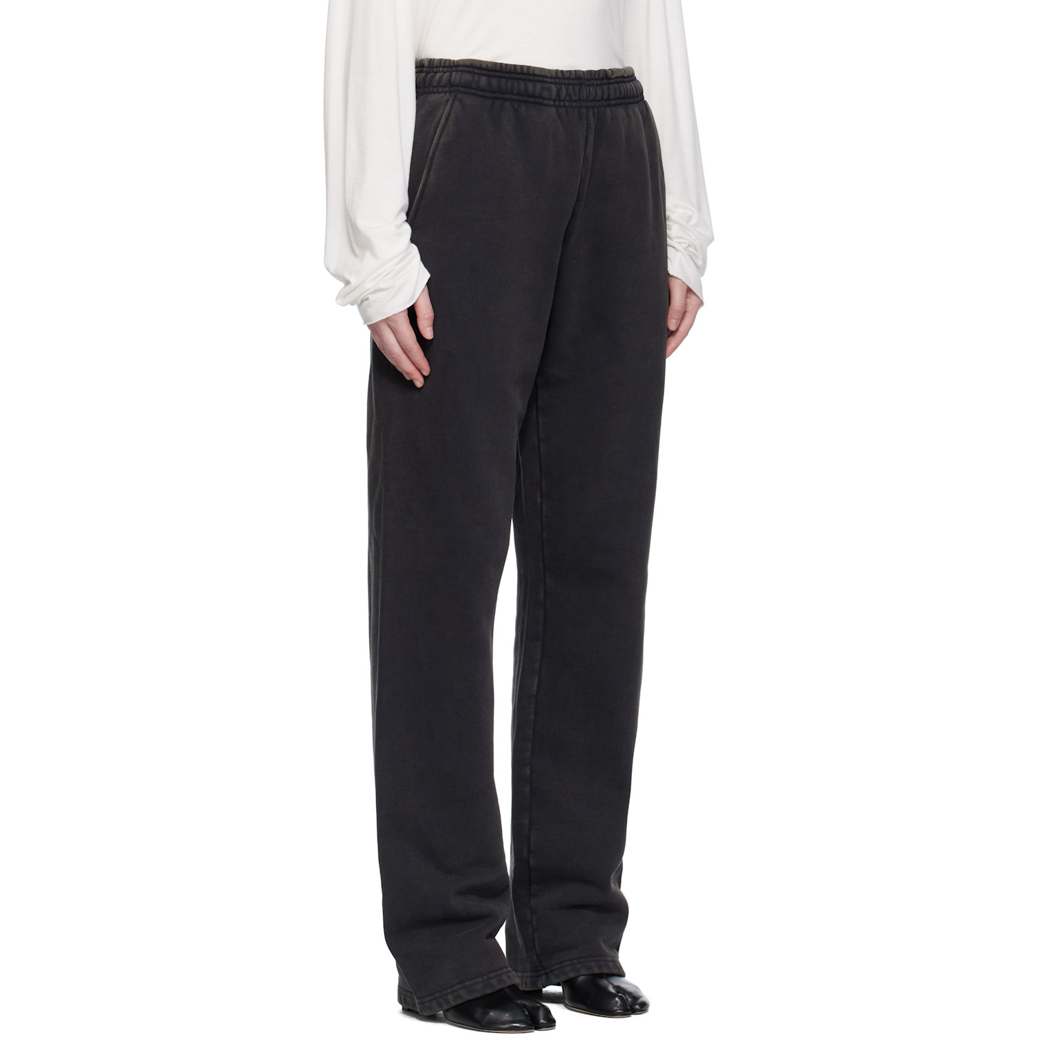  Entire Studios Black Straight-leg Sweatpants 