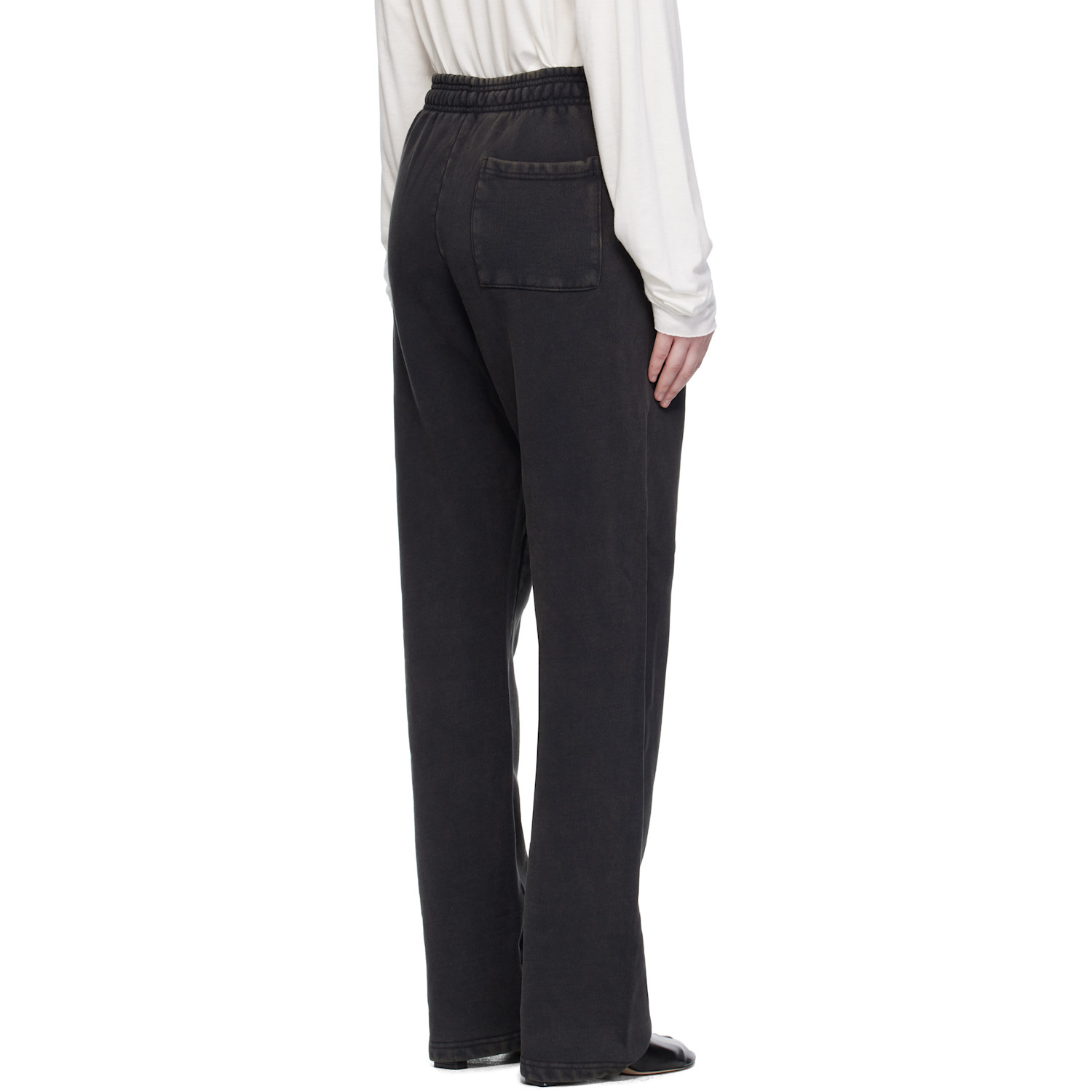  Entire Studios Black Straight-leg Sweatpants 
