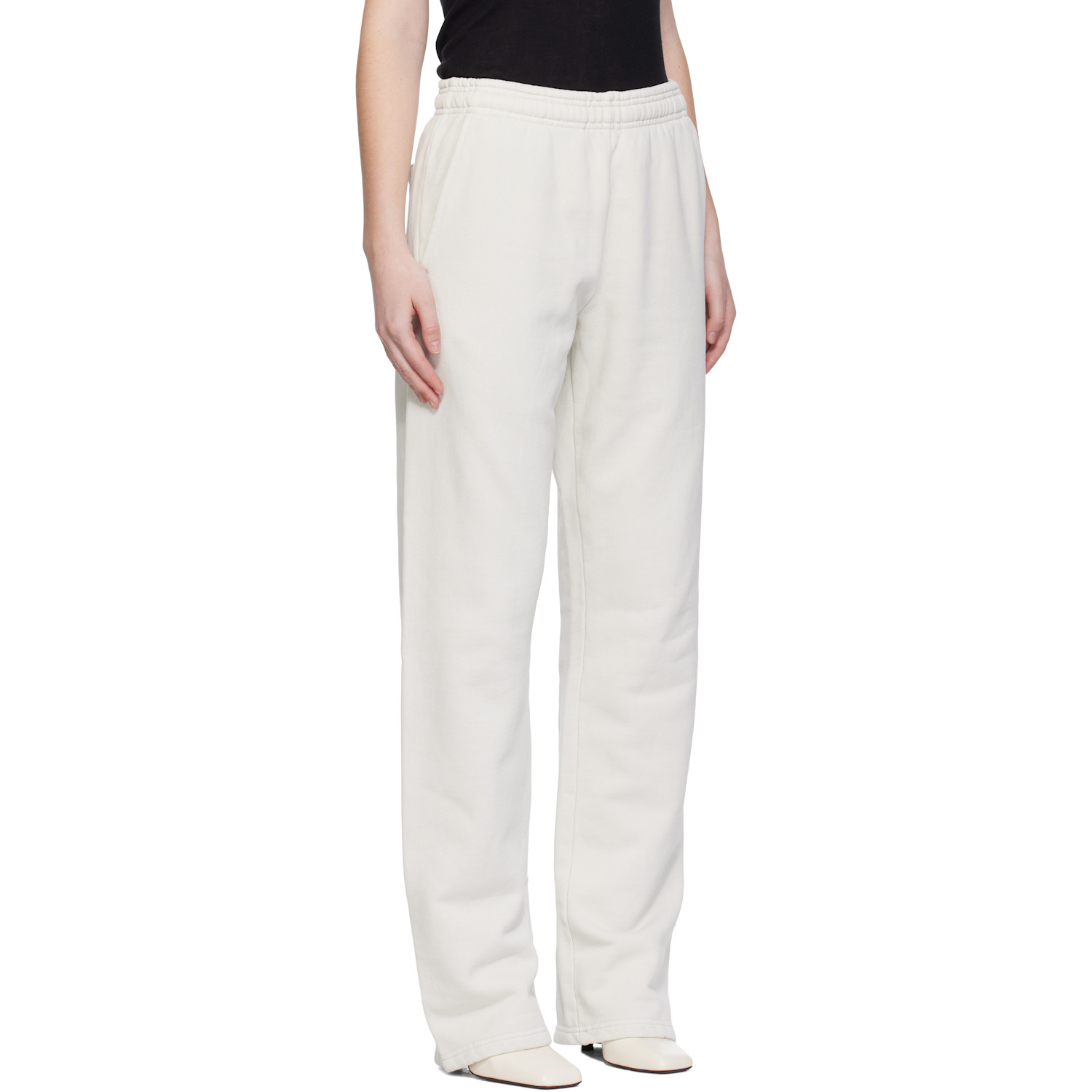  Entire Studios Off-white Straight-leg Sweatpants 