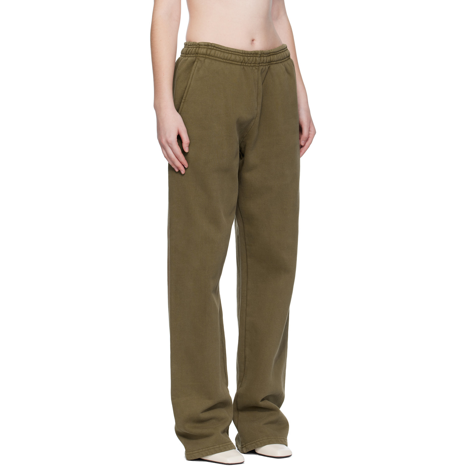  Entire Studios Green Straight-leg Sweatpants 