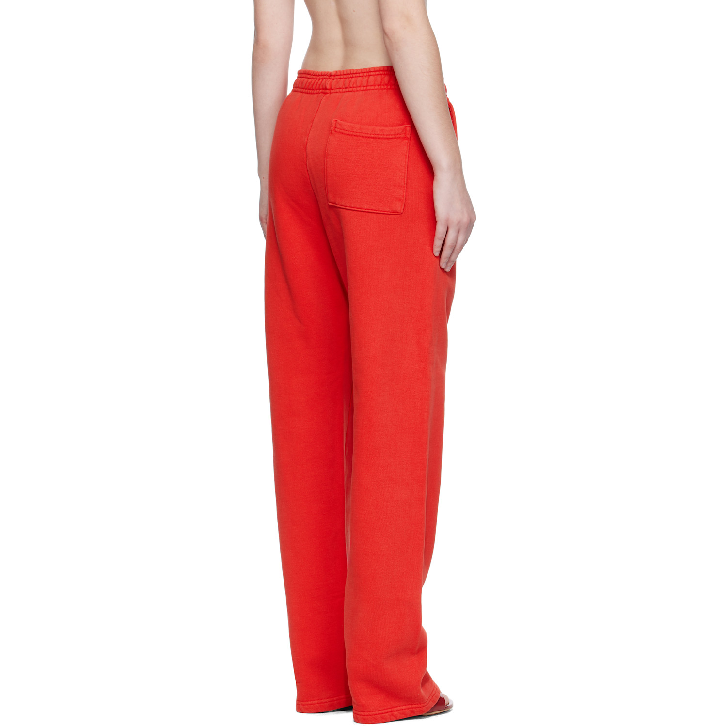  Entire Studios Red Straight-leg Sweatpants 