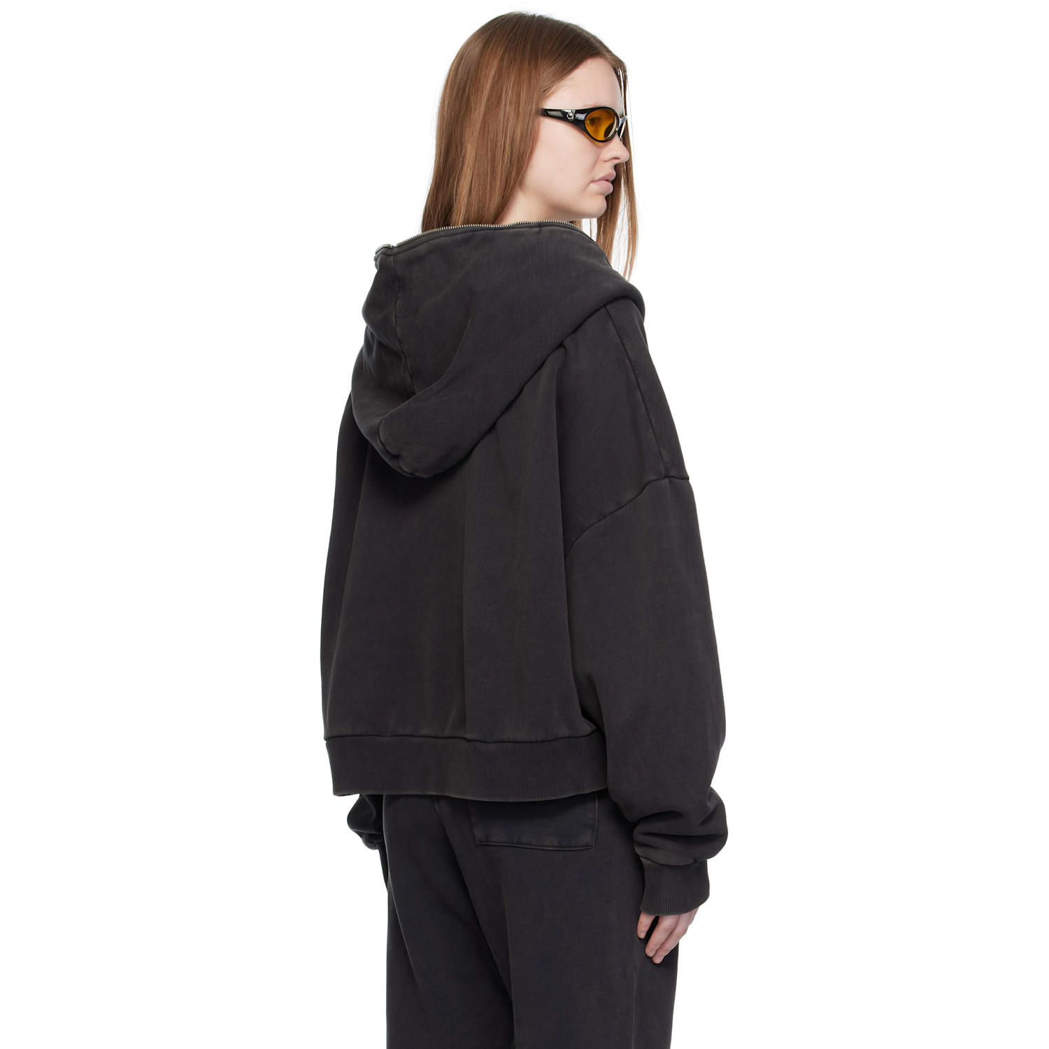  Entire Studios Black Eternal Zip Hoodie 