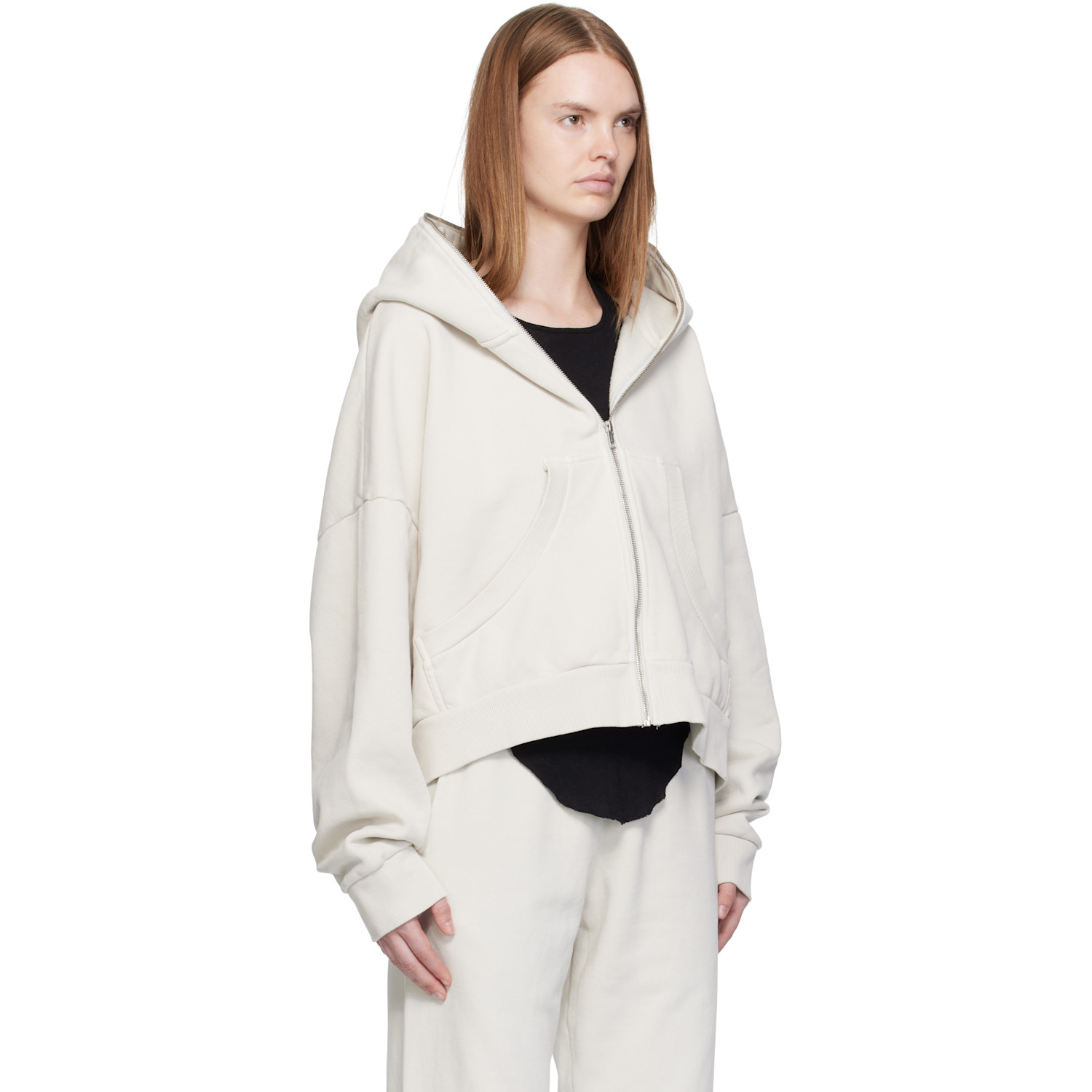  Entire Studios Off-white Eternal Zip Hoodie 
