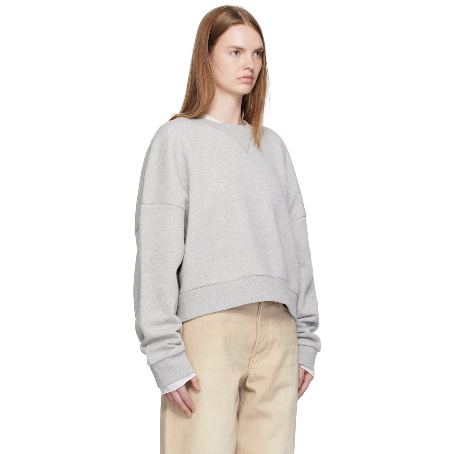  Entire Studios Gray Box Crew Sweatshirt 