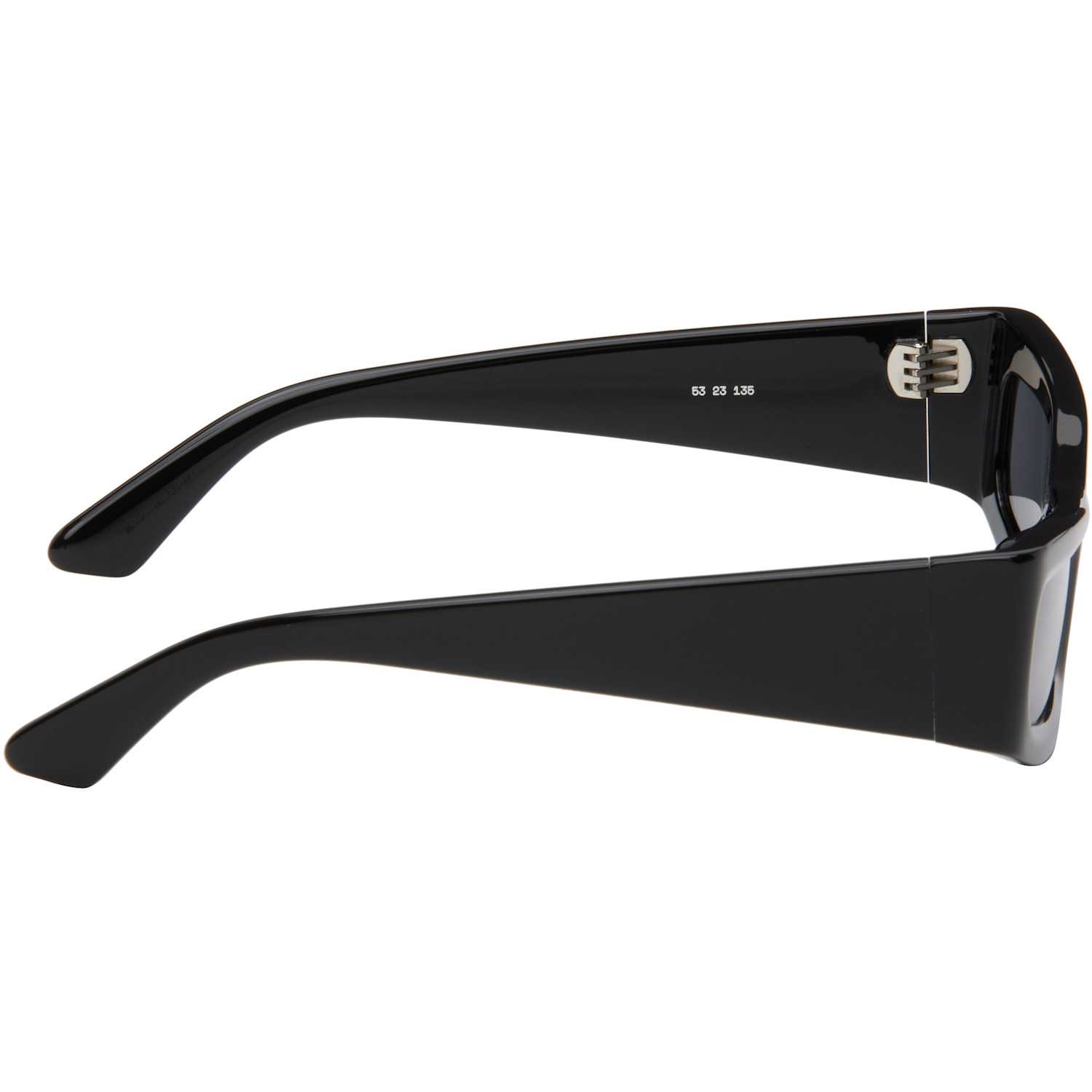  Entire Studios Ssense Exclusive Black Atheric Sunglasses 