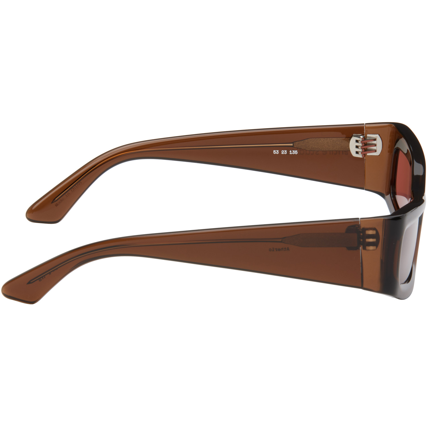  Entire Studios Ssense Exclusive Brown Atheric Sunglasses 