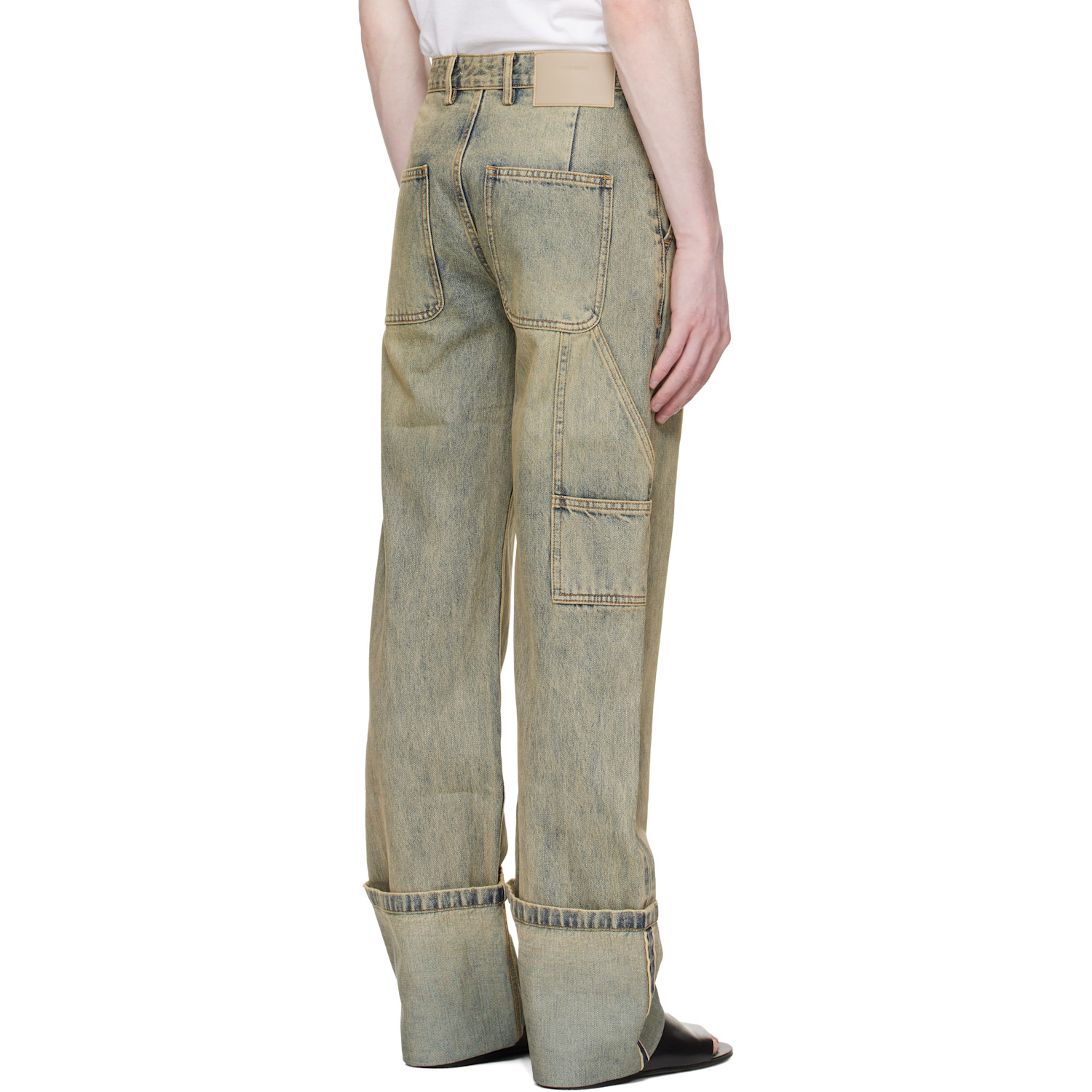  Entire Studios Blue Cuff Jeans 