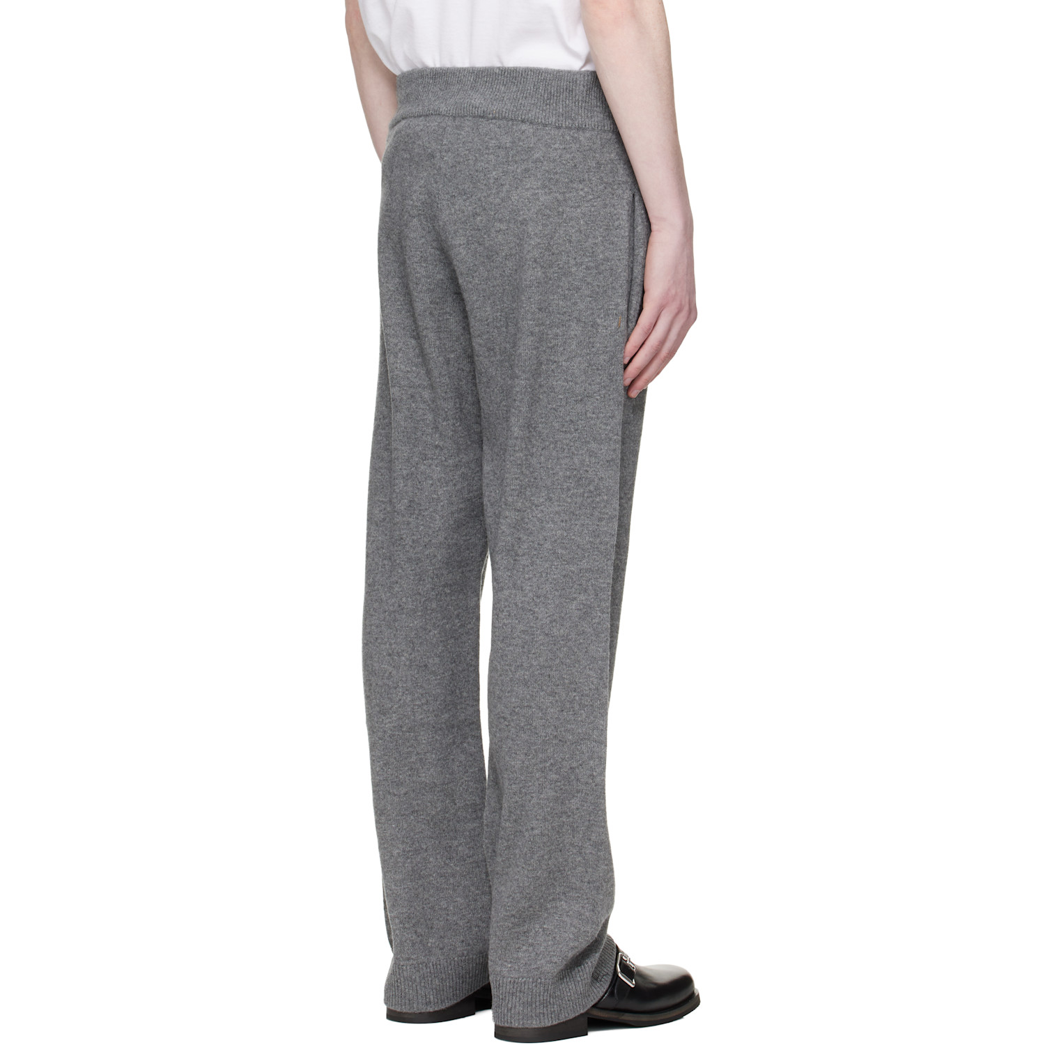  Entire Studios Gray Knit Lounge Pants 