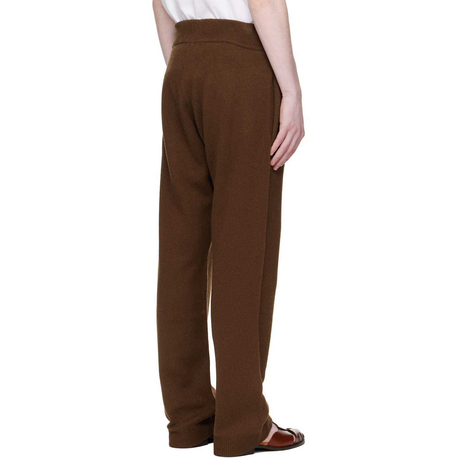  Entire Studios Brown Knit Lounge Pants 