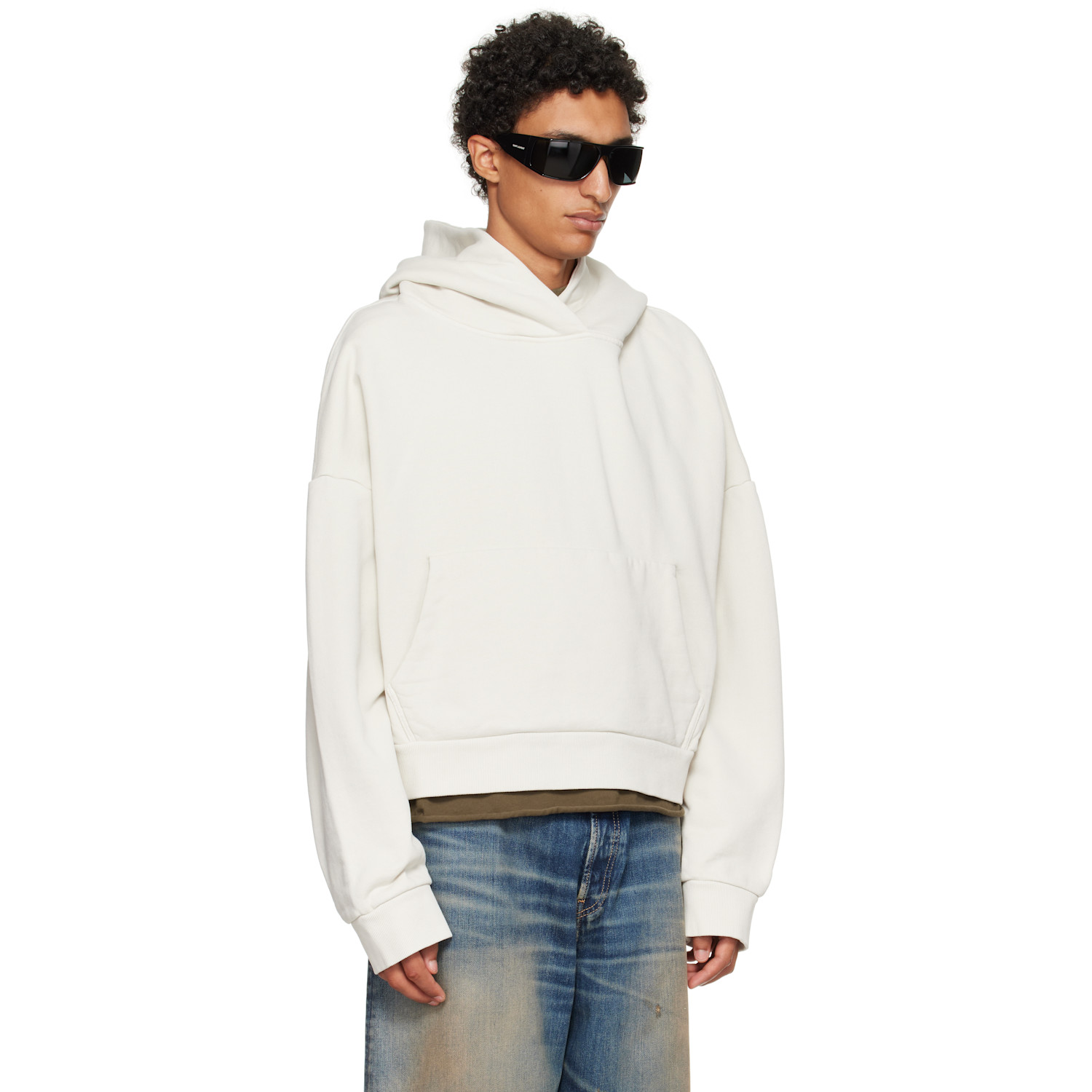  Entire Studios Off-white Heavy Hoodie 