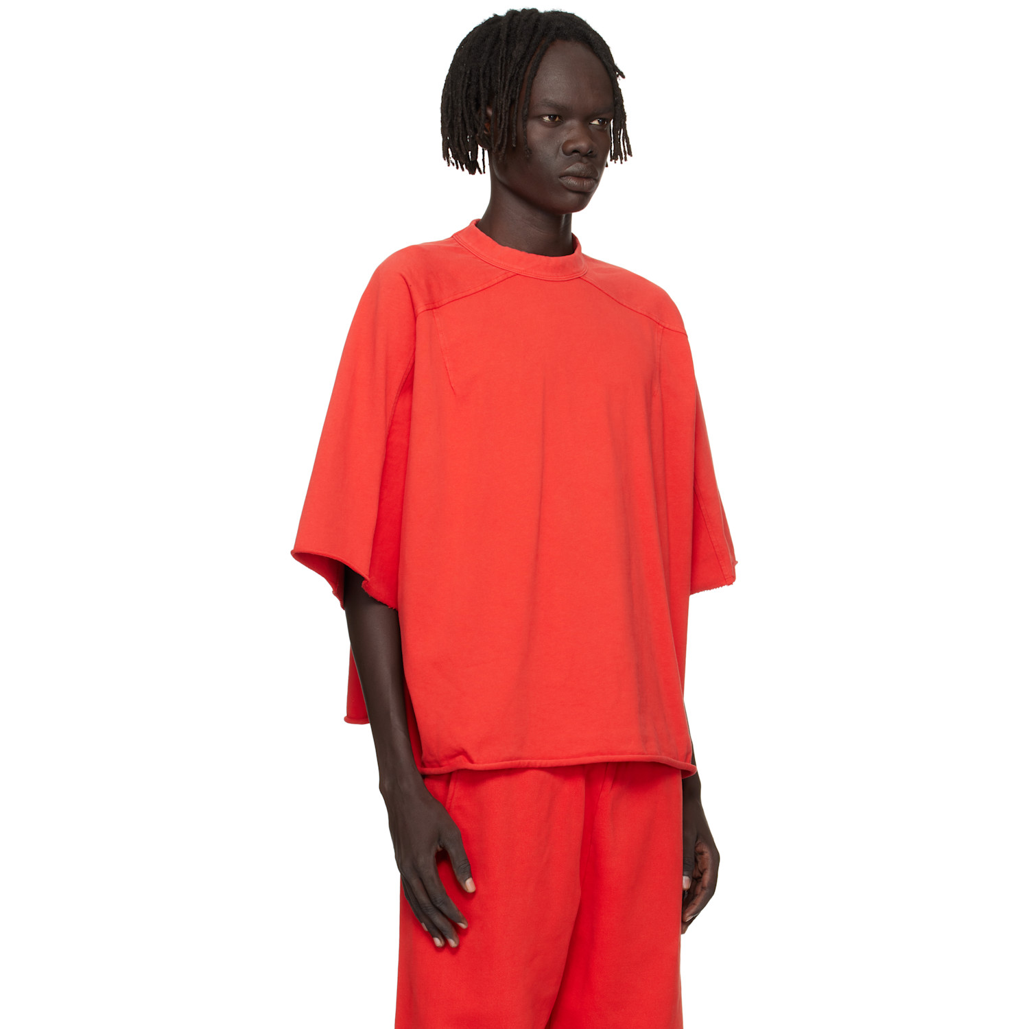  Entire Studios Red Heavy Dart T-shirt 