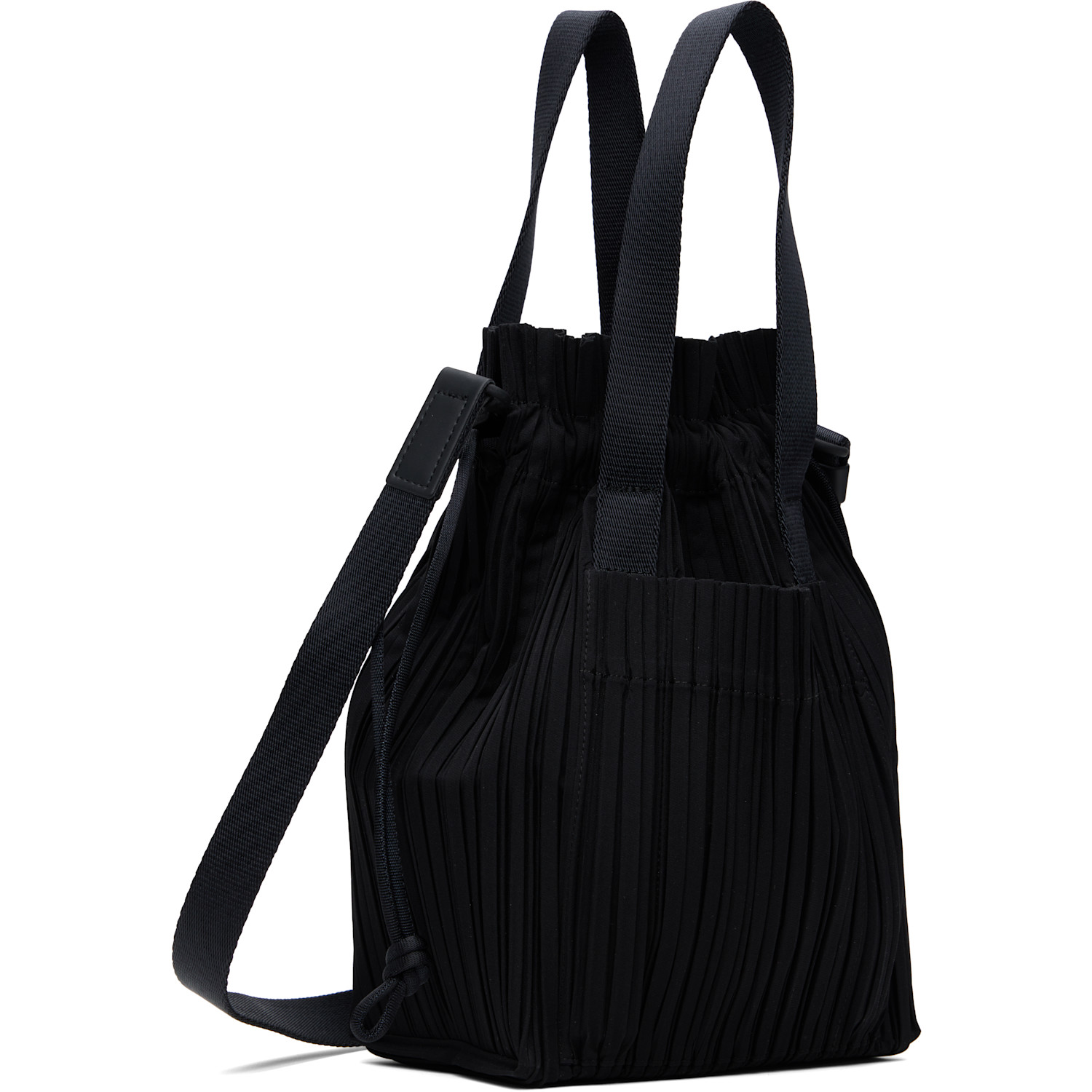  Pleats Please Issey Miyake Black Pleats Tote 