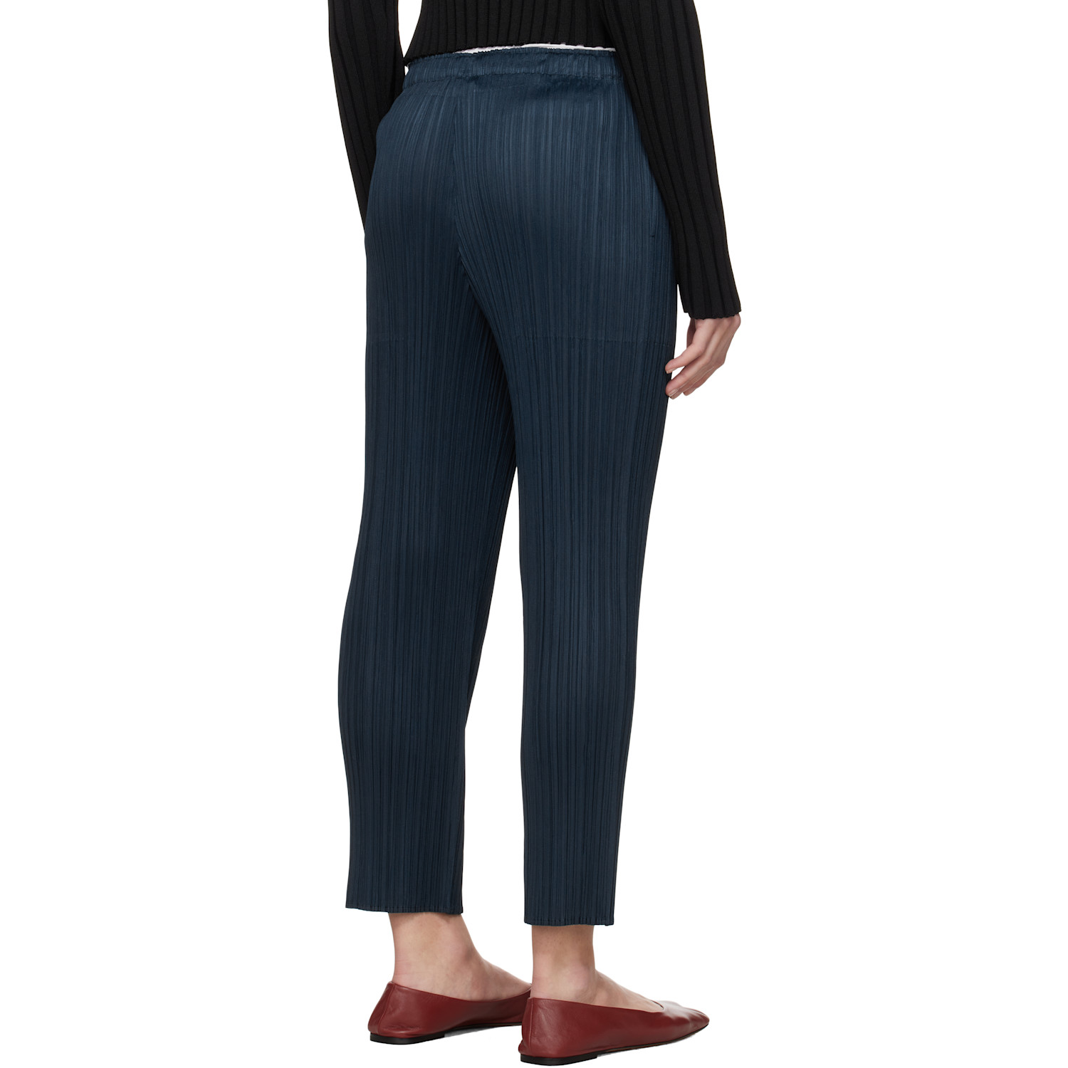  Pleats Please Issey Miyake Navy Monthly Colors April Trousers 