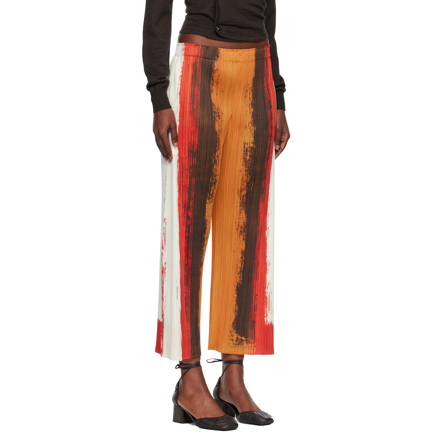  Pleats Please Issey Miyake Multicolor Jump Trousers 