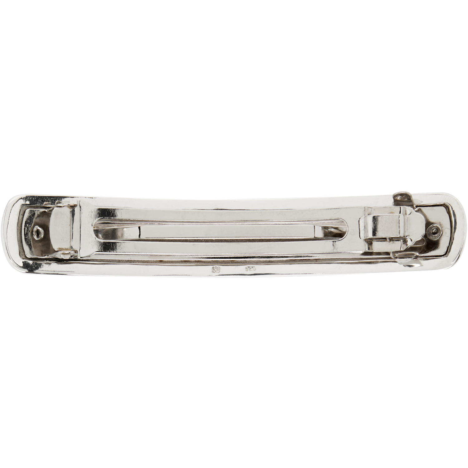  Sophie Buhai Silver Engraved-logo Barrette 