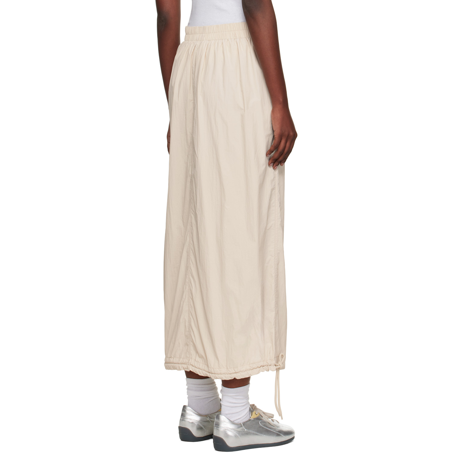  Holzweiler Beige Lt Track Maxi Skirt 