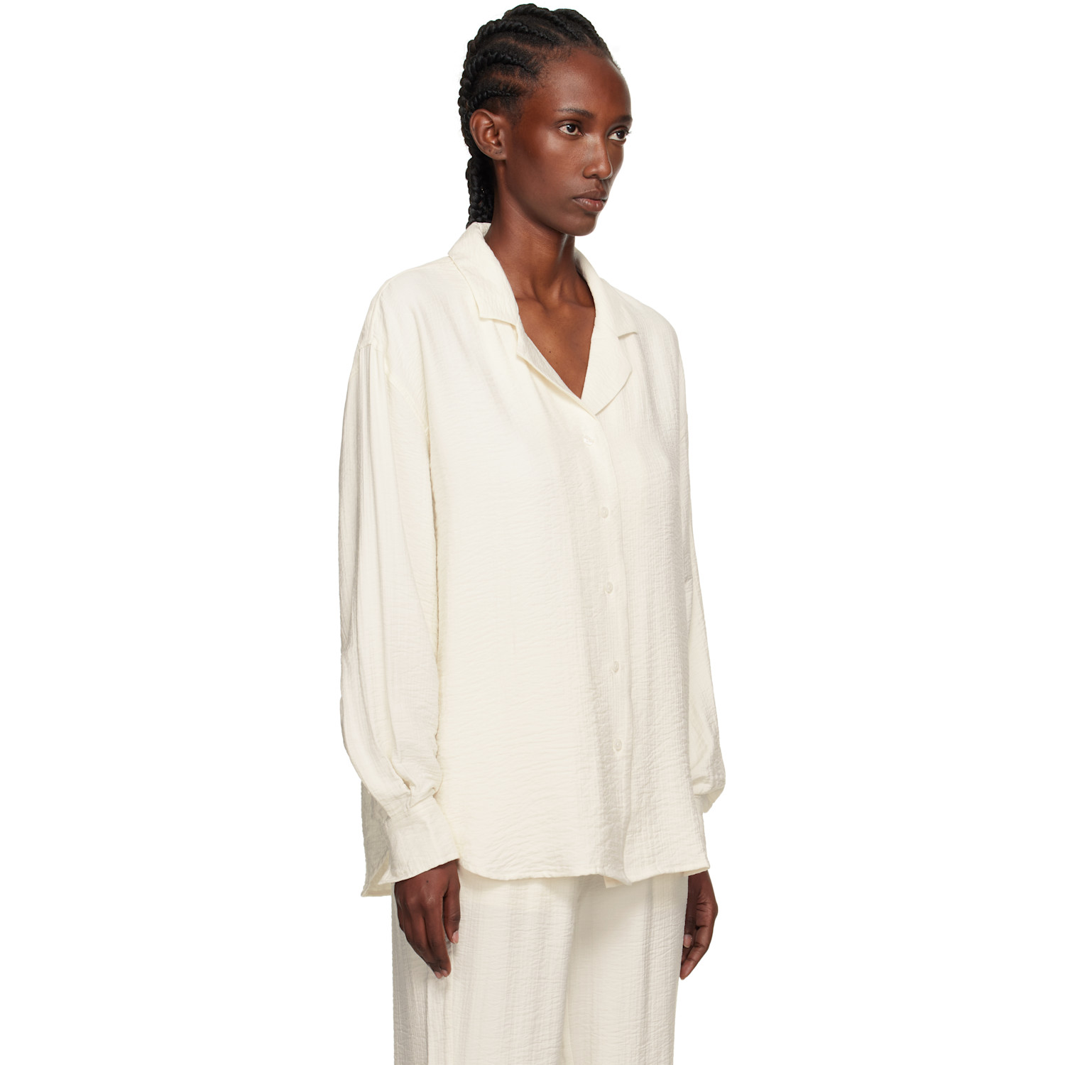  Holzweiler White Summer Relaxed Shirt 