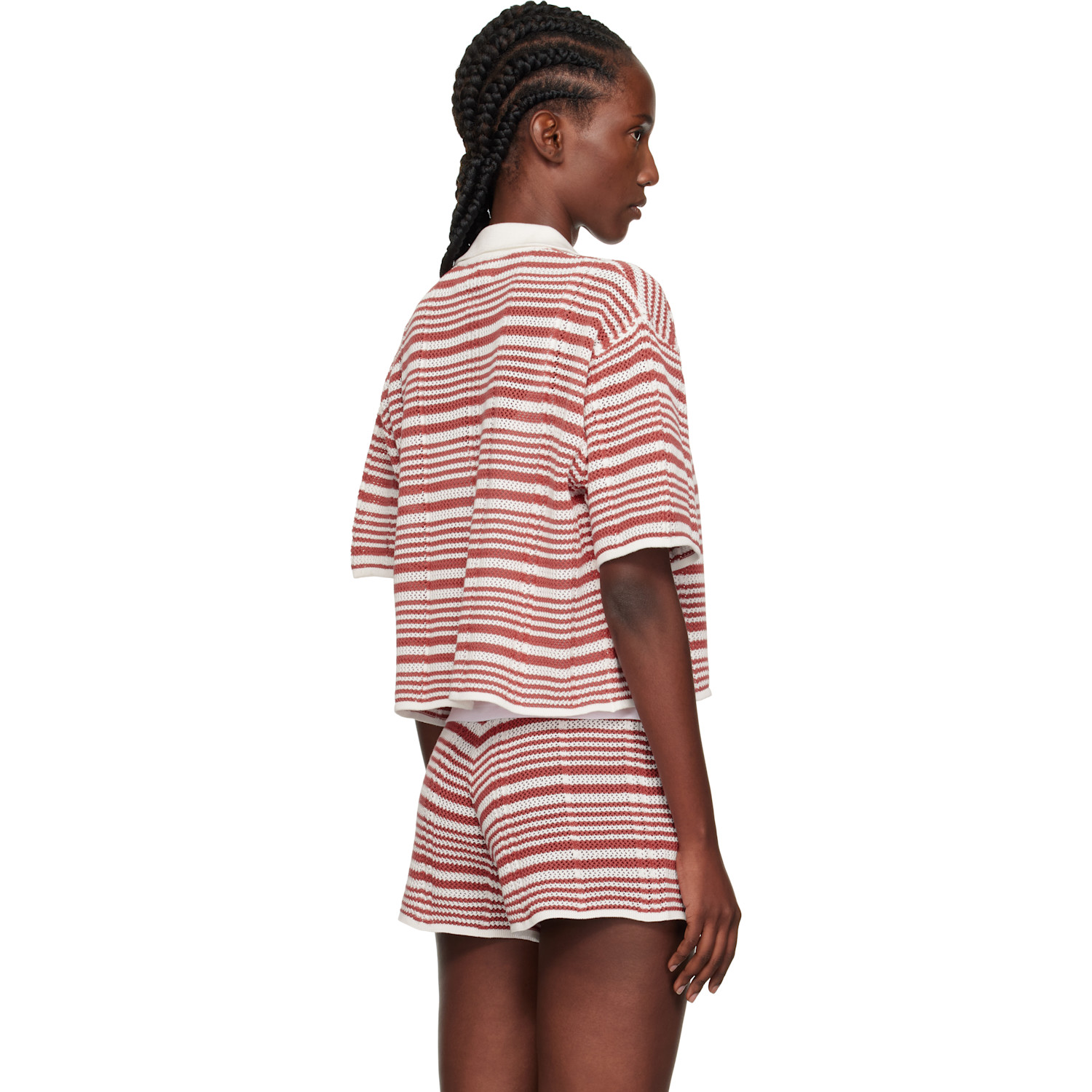  Holzweiler White Kelp Striped Shirt 