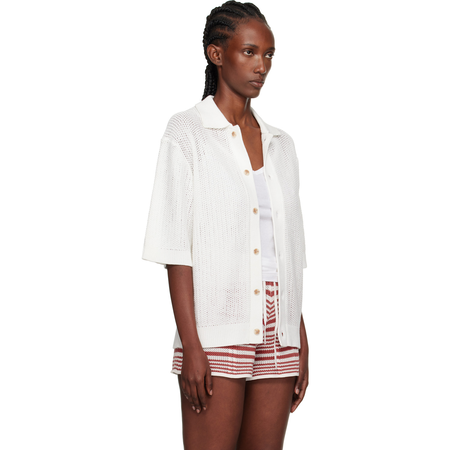  Holzweiler White Elio Shirt 