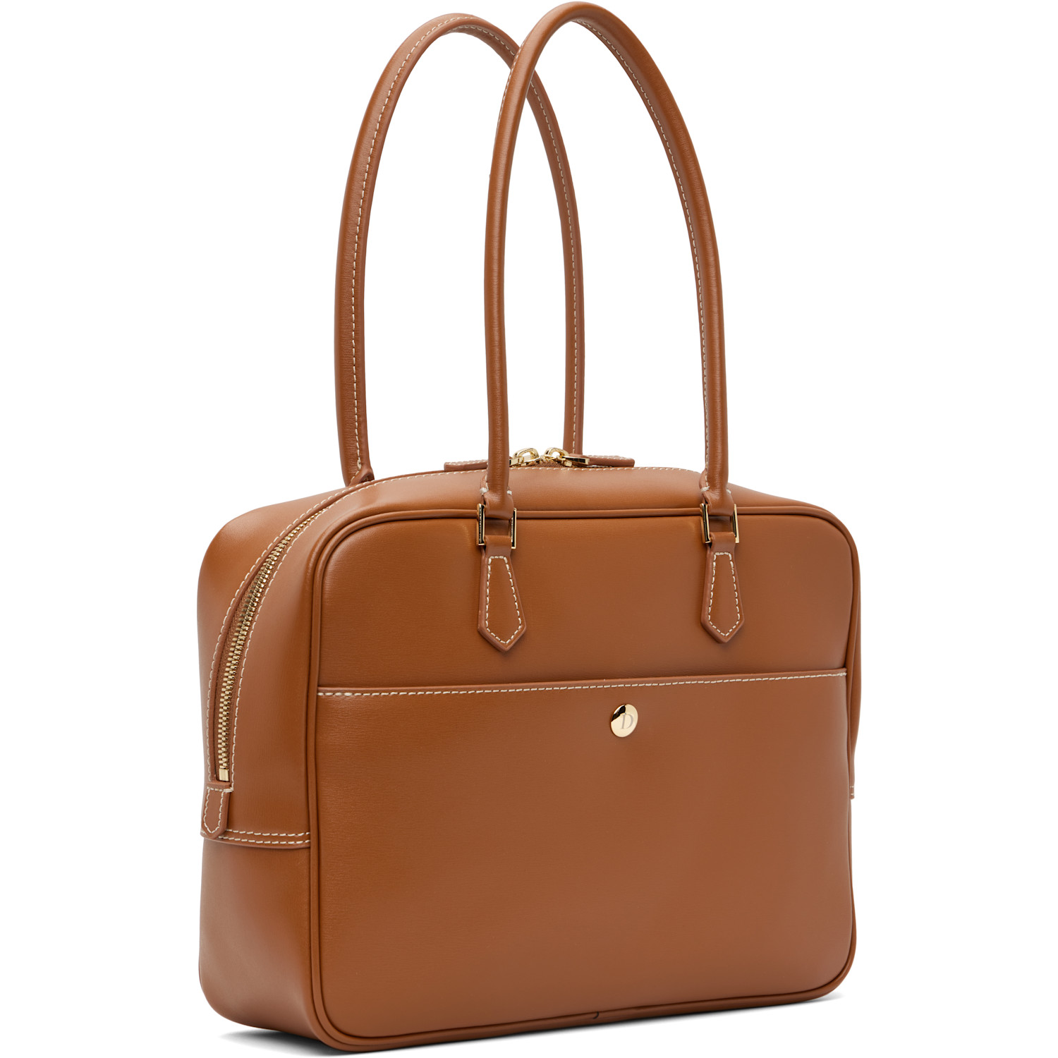  Dunst Tan Classic 28 Leather Bag 