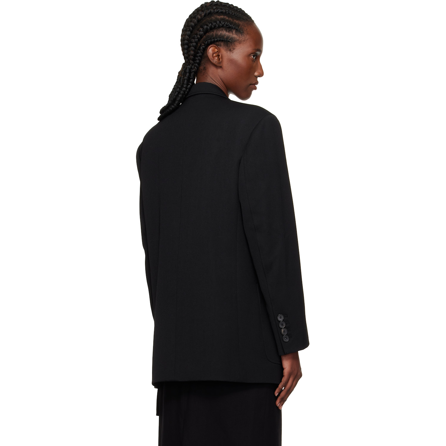  Dunst Black Oversized Wool Blazer 