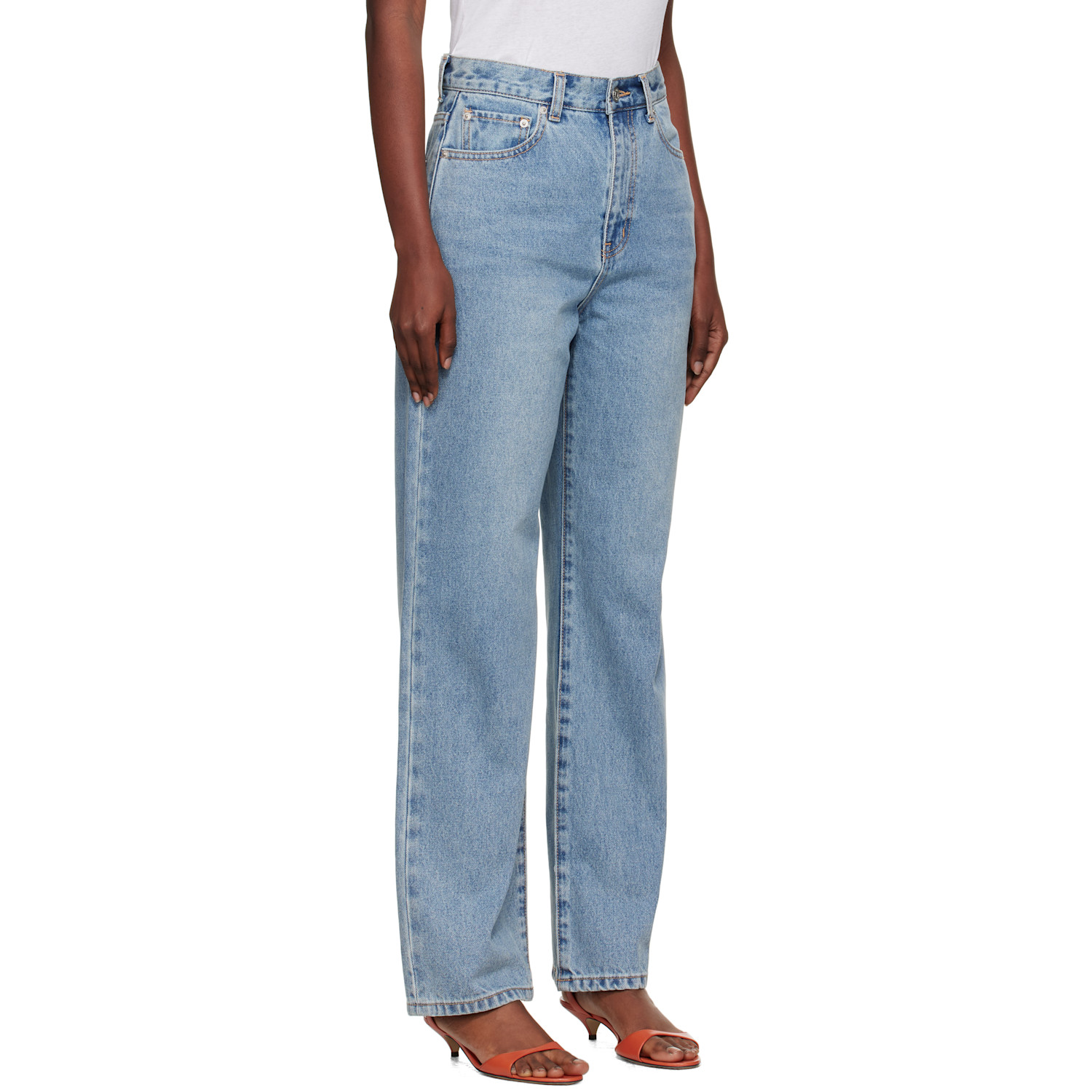  Dunst Blue Essential Straight Full Length Jeans 