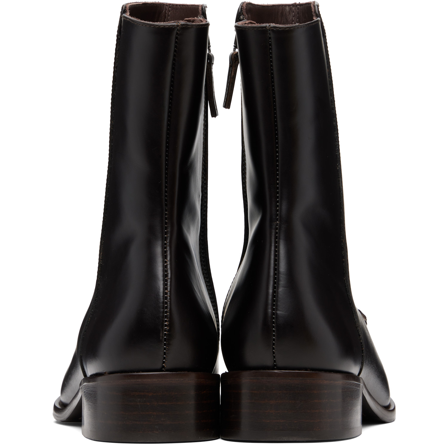  Hereu Brown Metla Polished Boots 