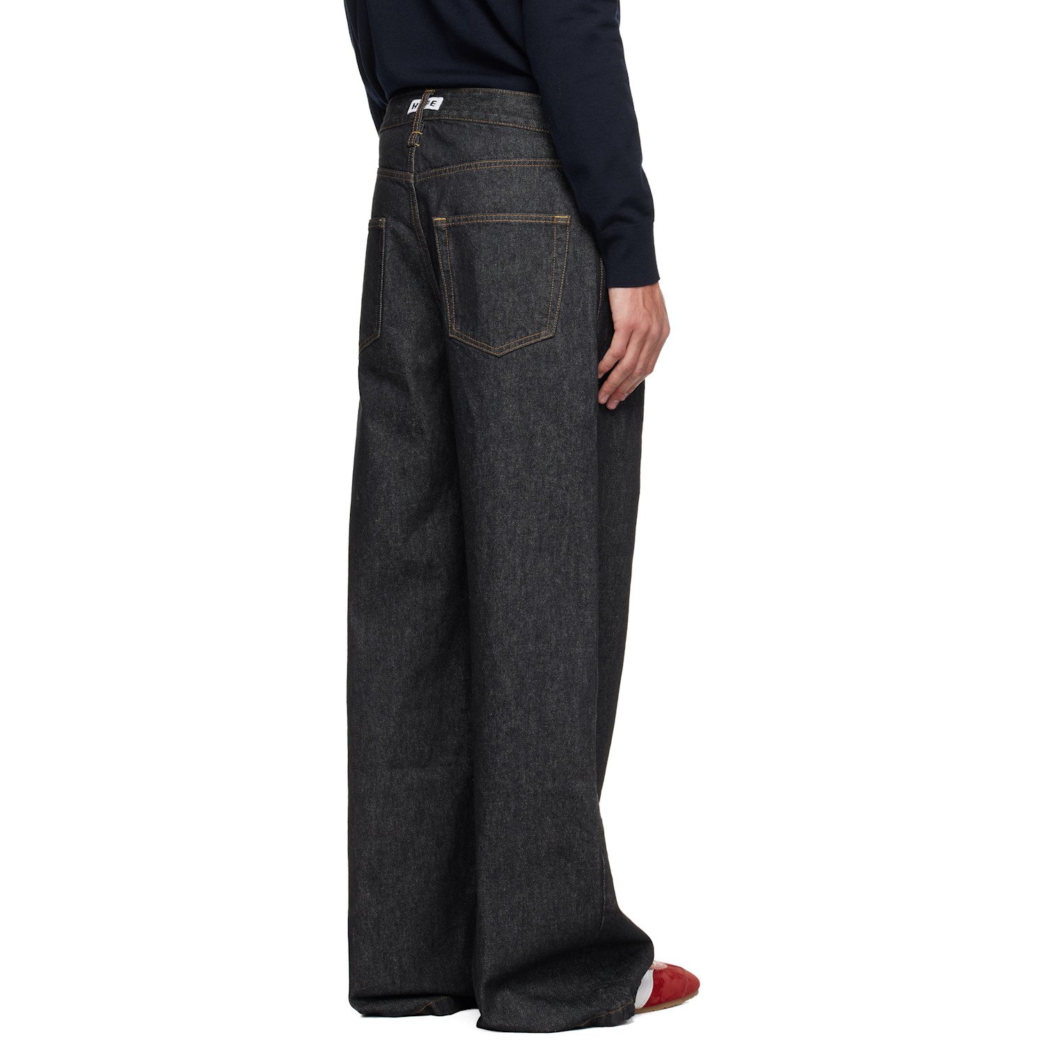  Hope Gray Wide-leg Skid Jeans 