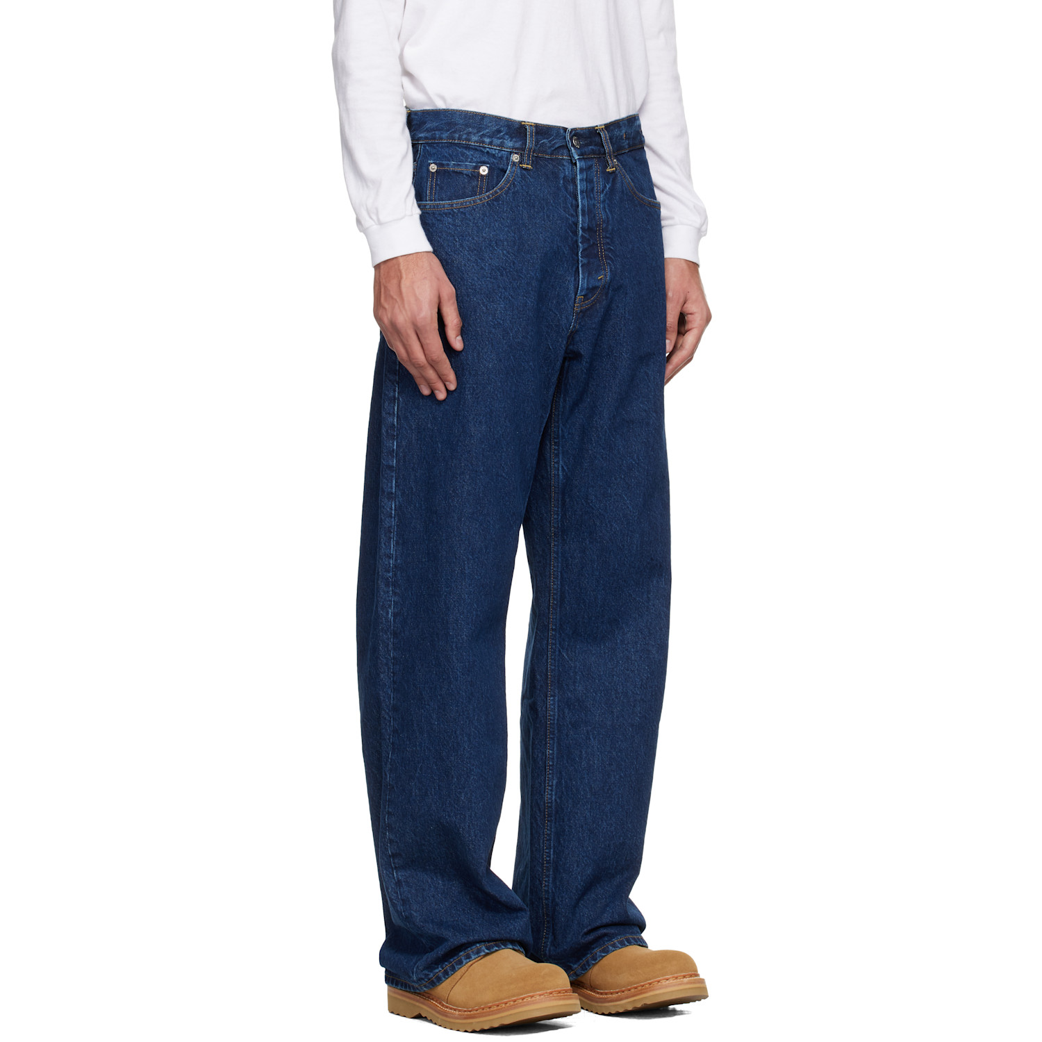  Hope Blue Loose-fit Criss Jeans 