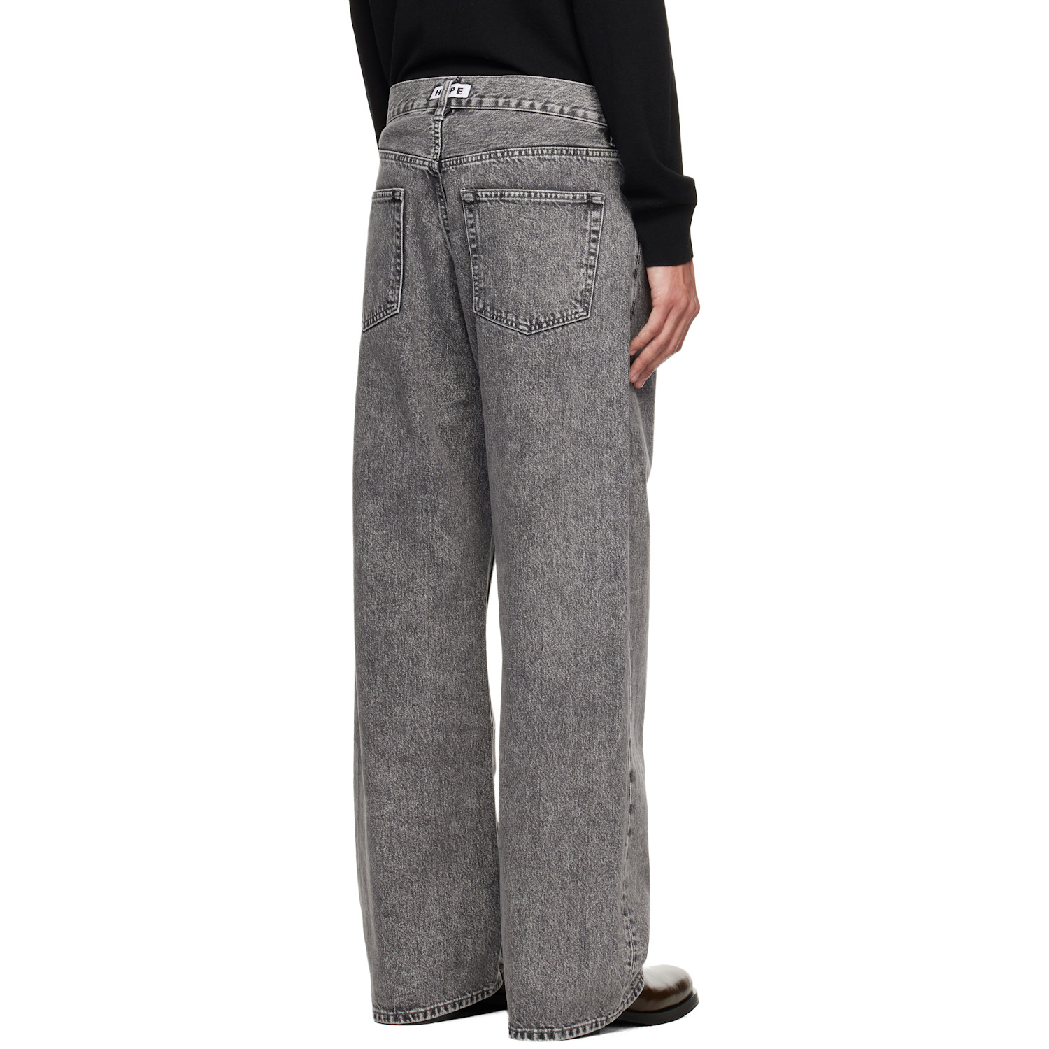  Hope Gray Loose-fit Criss Jeans 