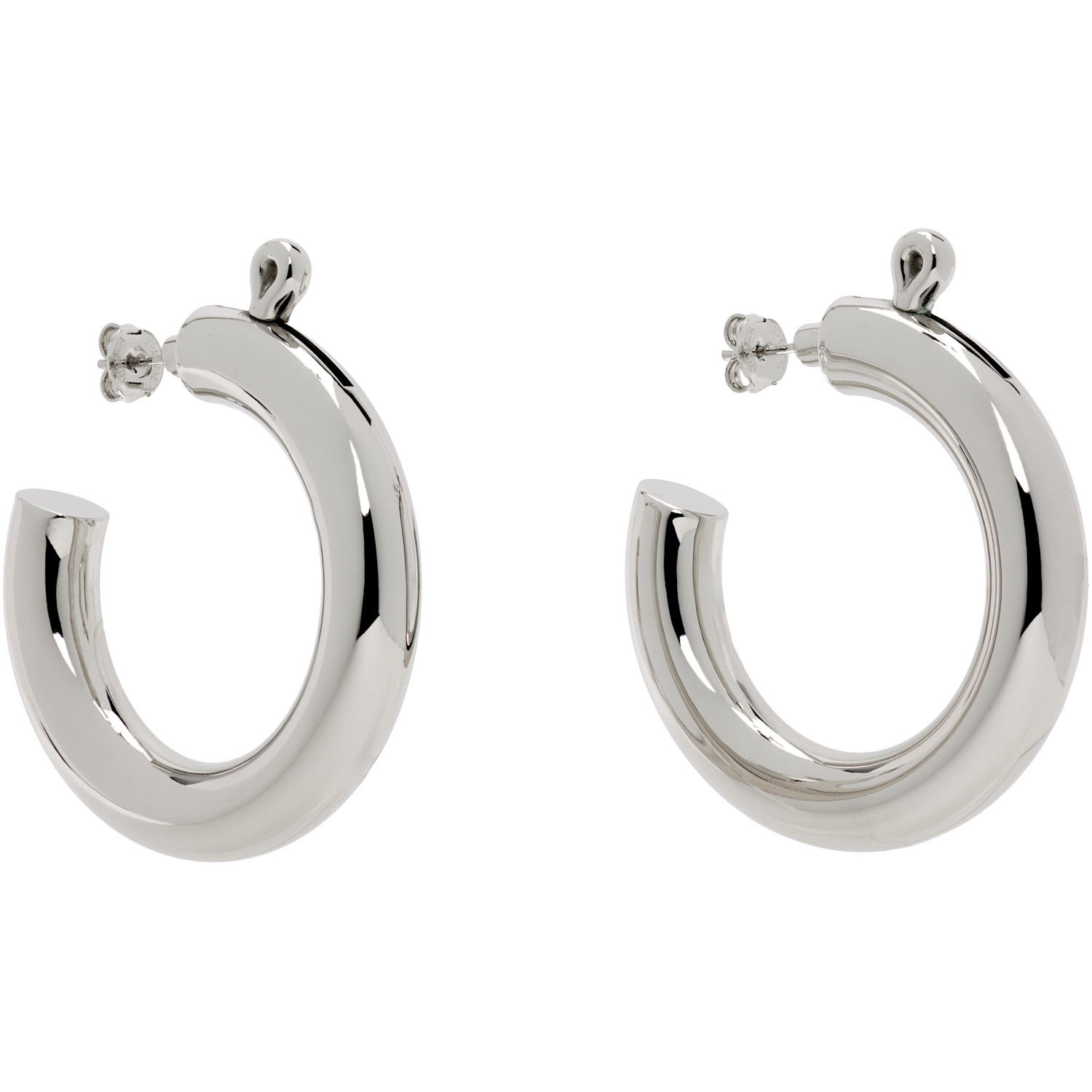  Vaquera D'heygere Edition Spring Clasp Hoop Earrings 