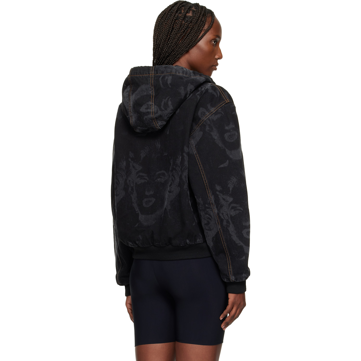  Vaquera Black Marilyn Workwear Denim Jacket 