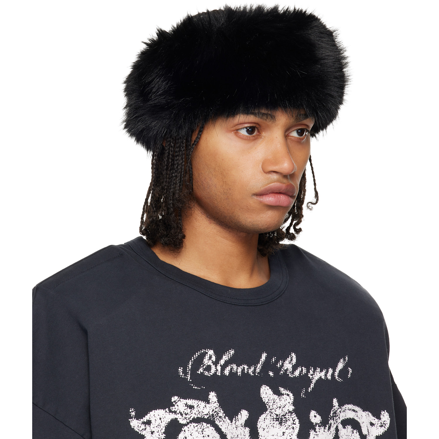  Vaquera Black Faux-fur Headband 