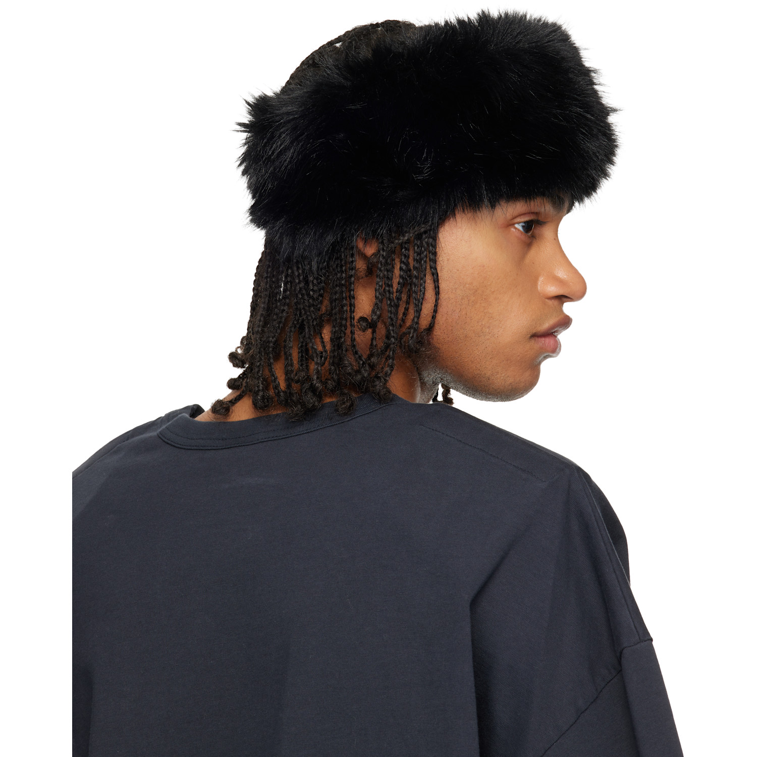  Vaquera Black Faux-fur Headband 