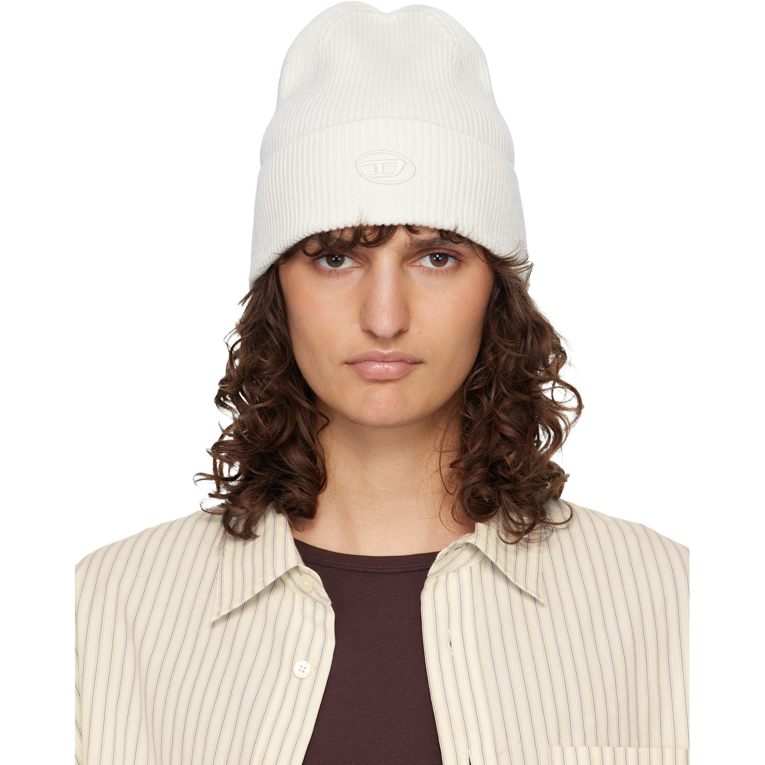 Diesel Off-white K-coder-fully B Beanie