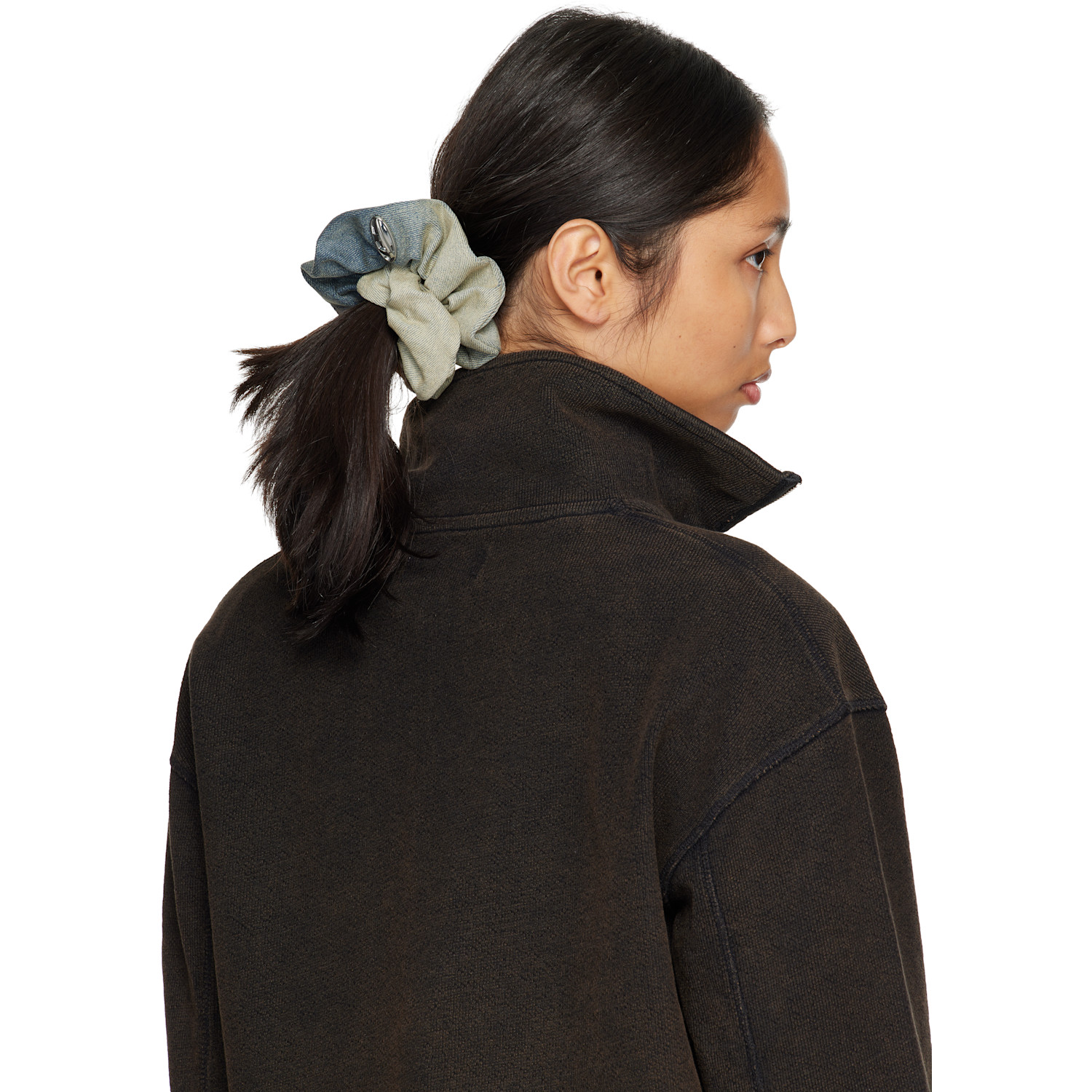  Diesel Blue Bangle Denim Scrunchie 
