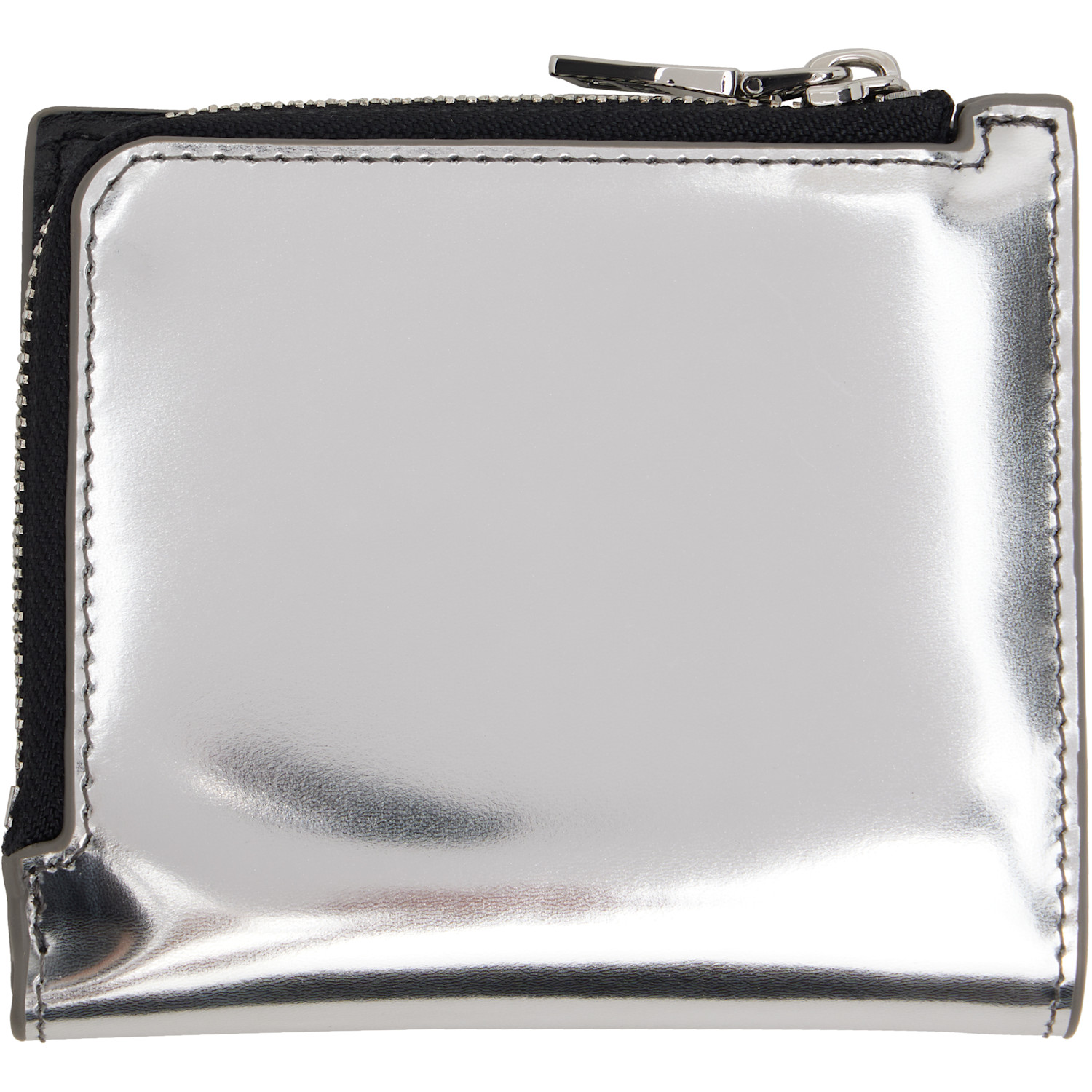  Diesel Silver 1dr Bifold Zip L Wallet 