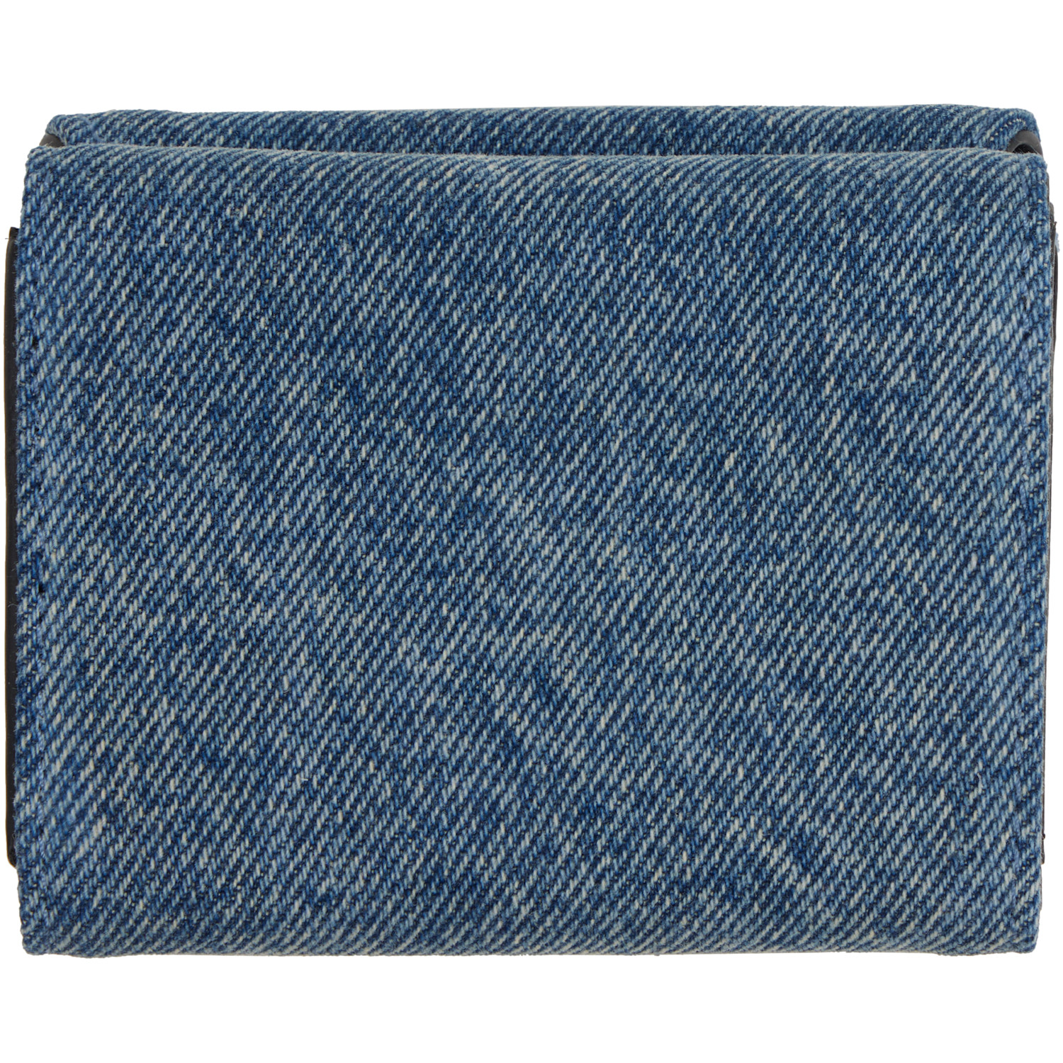  Diesel Blue 1dr Denim Trifold Wallet 