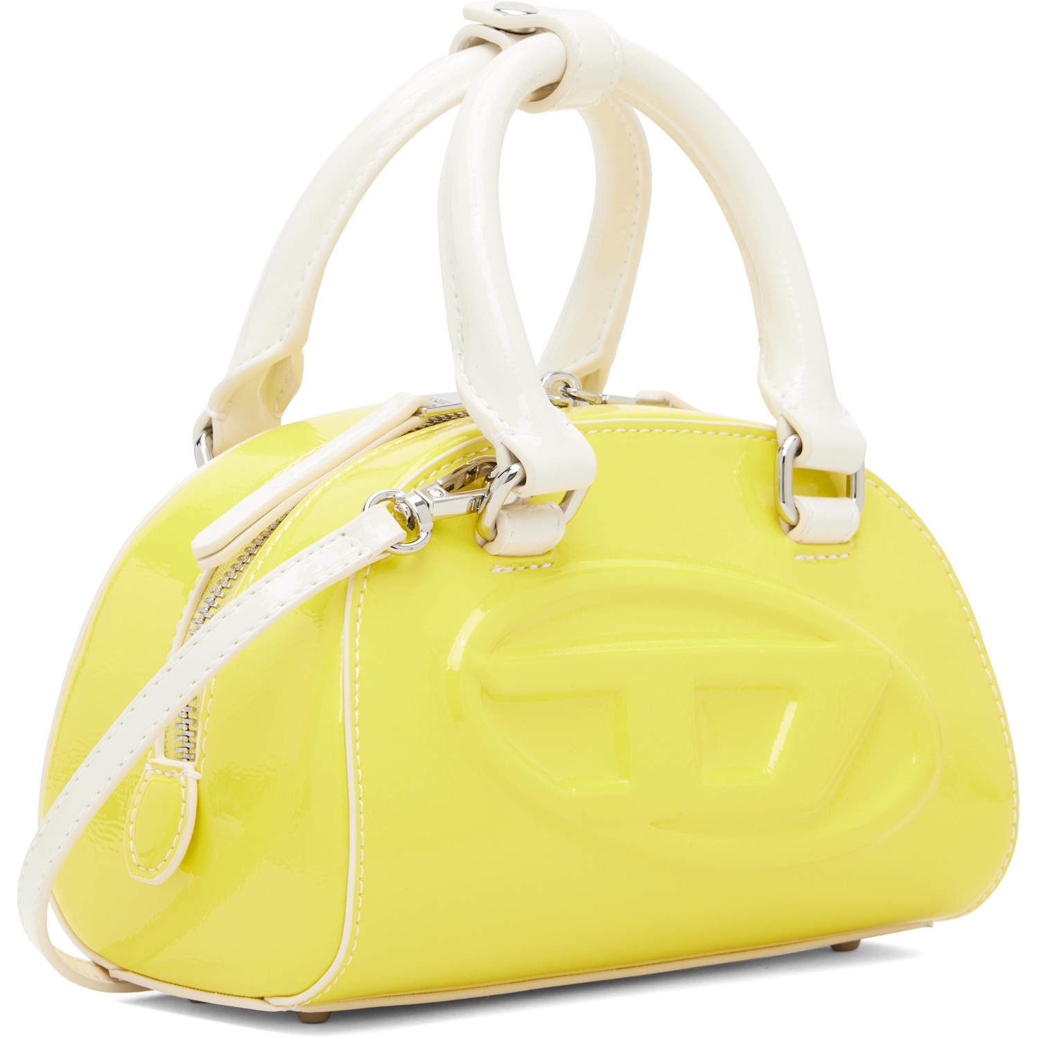  Diesel Yellow 1dr Dome Crossbody Bag 