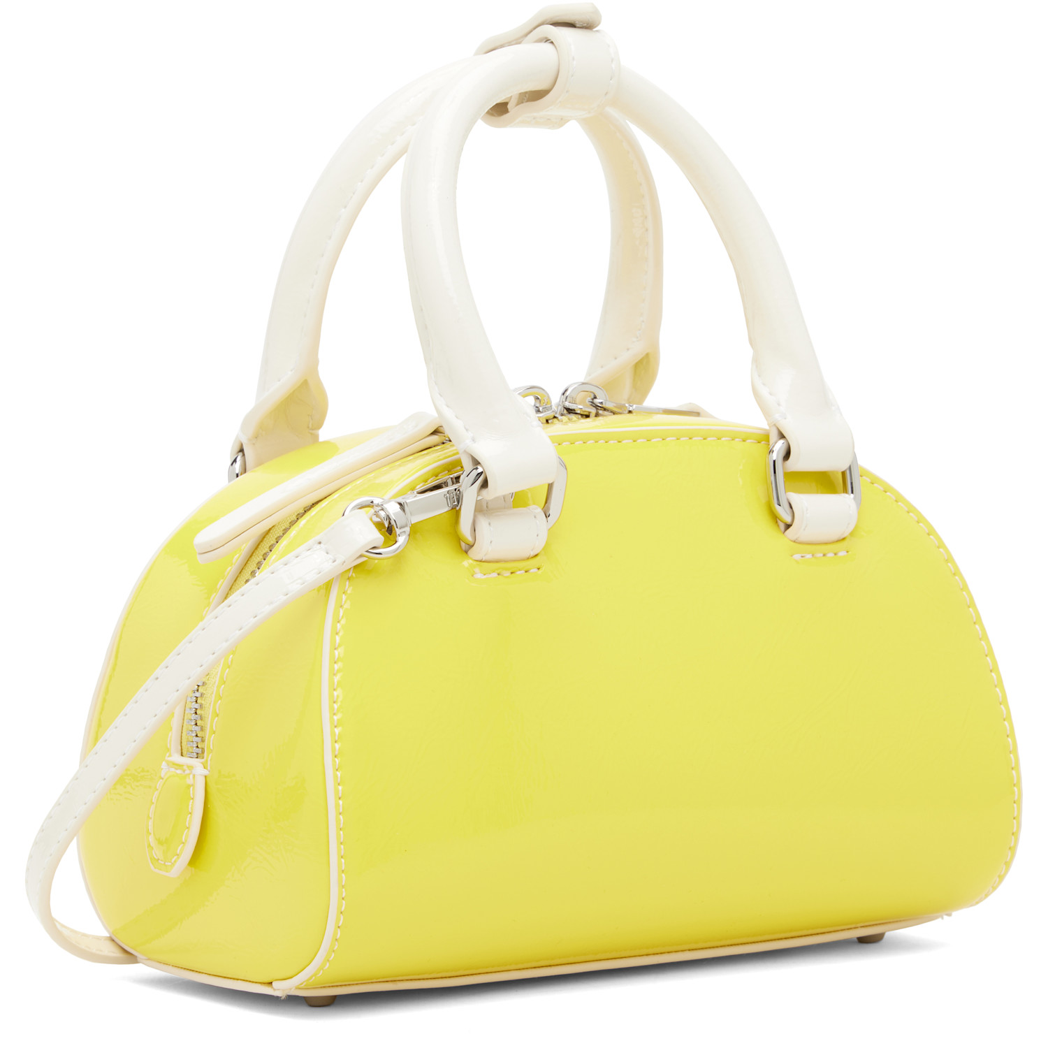  Diesel Yellow 1dr Dome Crossbody Bag 