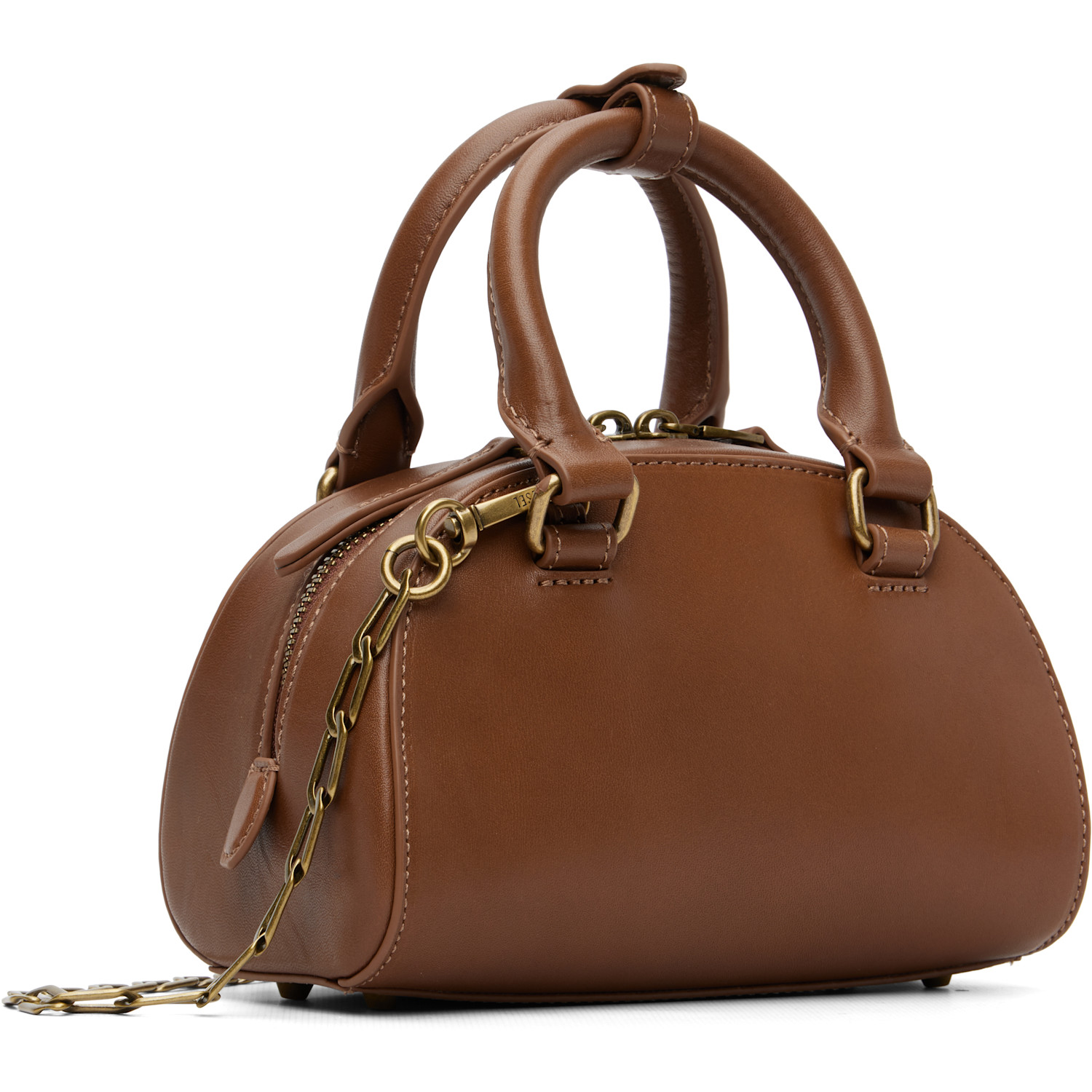  Diesel Brown 1dr Dome Crossbody Bag 