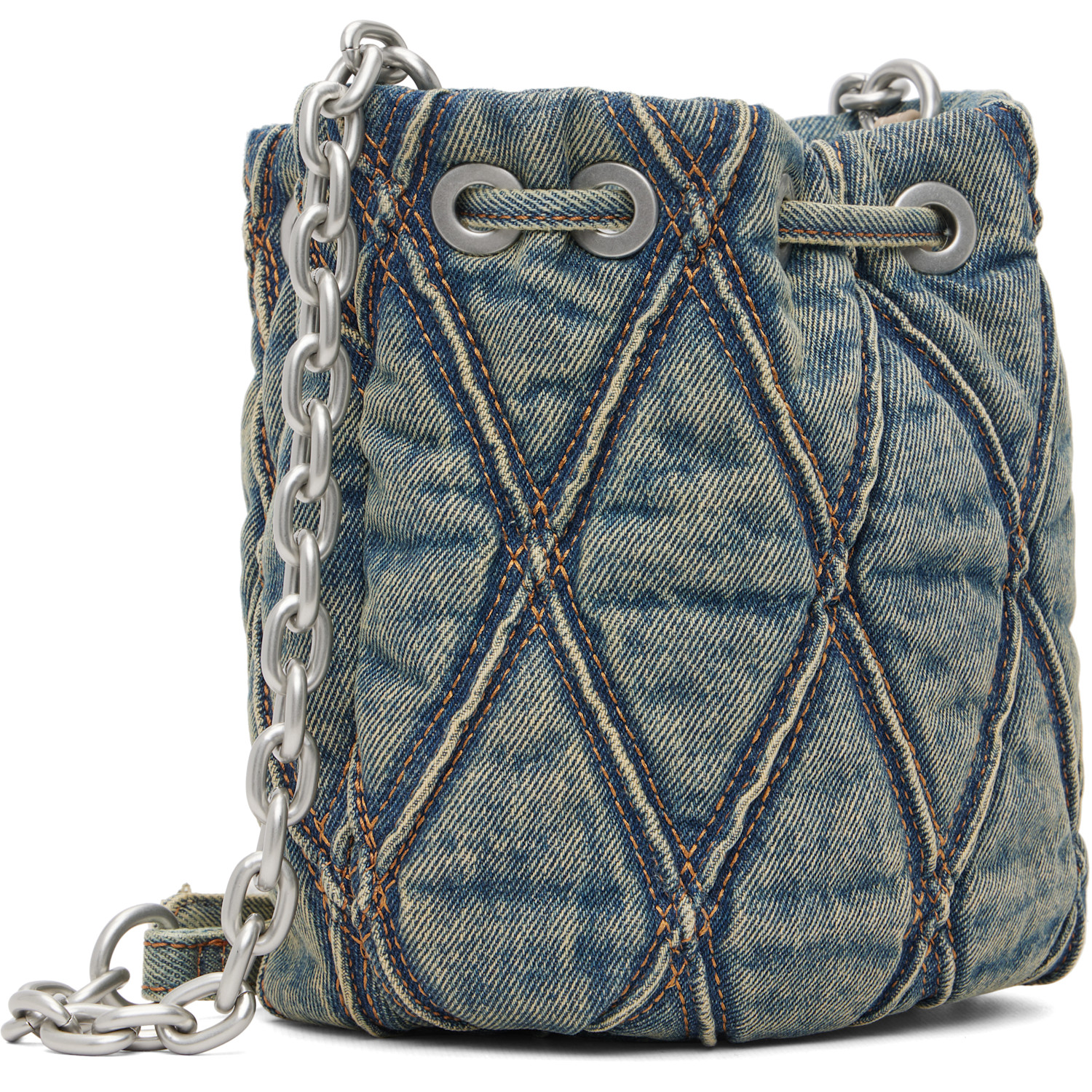  Diesel Blue Charm-d Bucket S Bag 