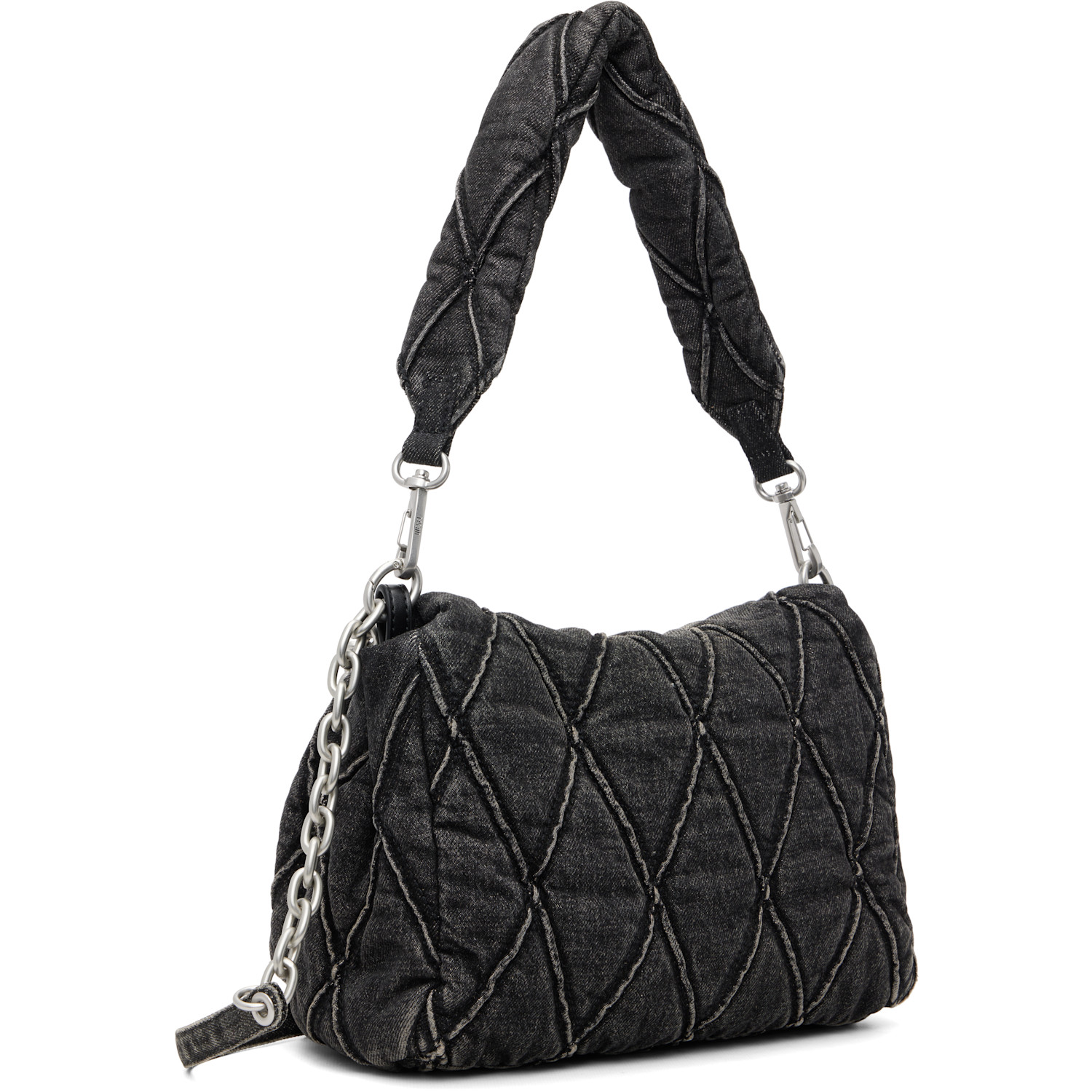  Diesel Black Charm-d Shoulder M Bag 