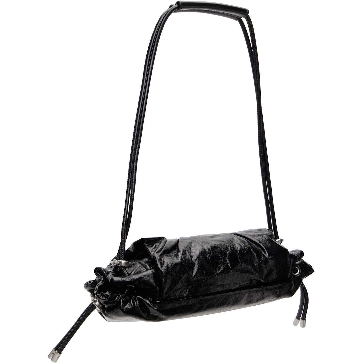  Diesel Black Scrunch-d Shoulder S Bag 