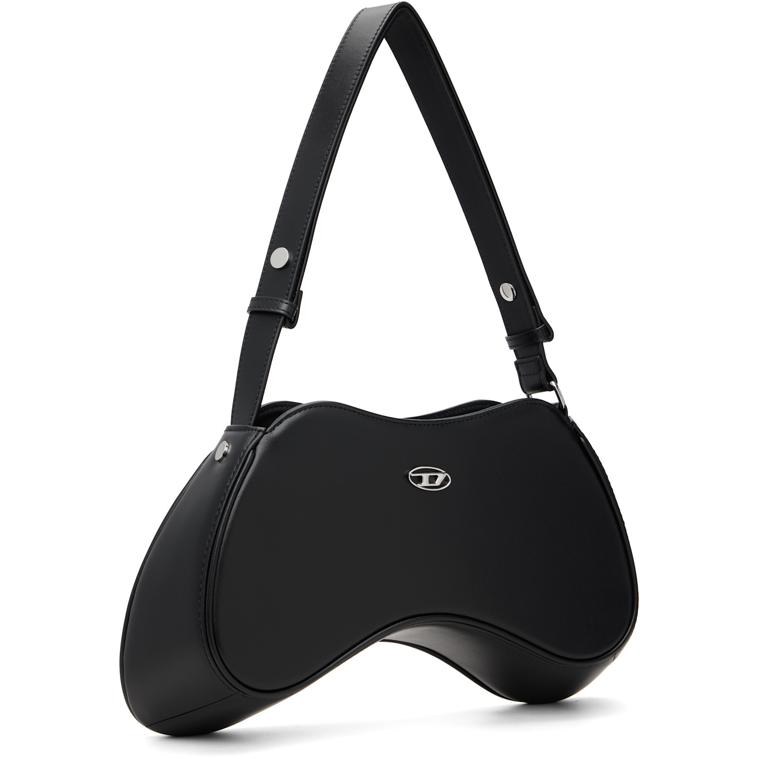  Diesel Black Play Shoulder Bag 