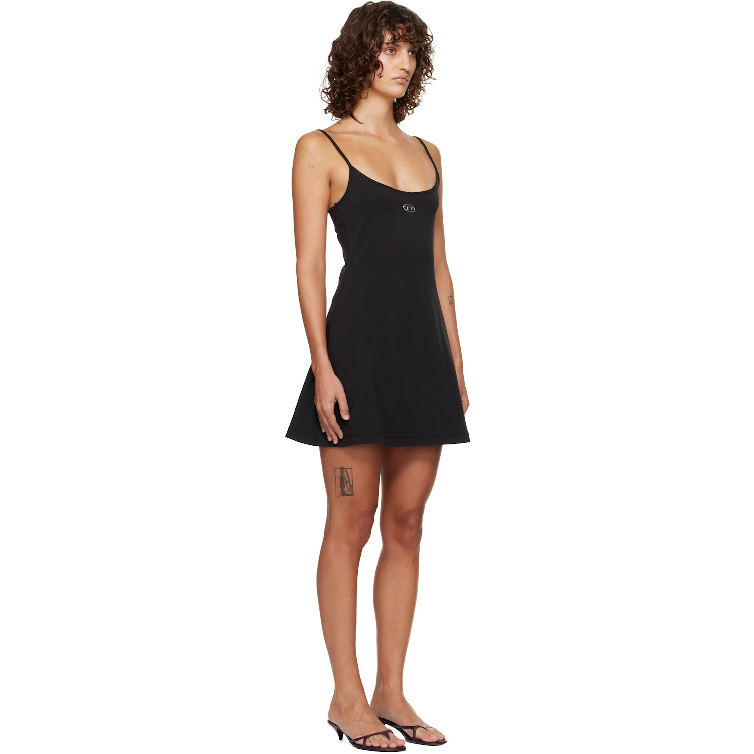  Diesel Black D-newhop-od Minidress 