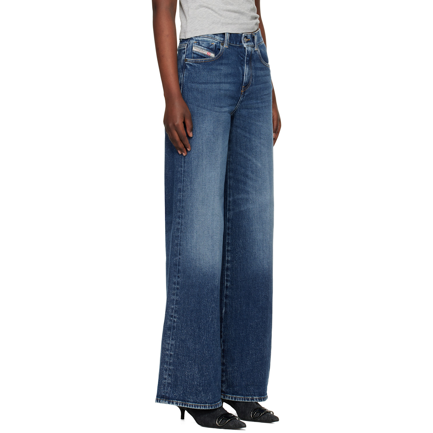  Diesel Blue 1978 D-akemi Flare Jeans 